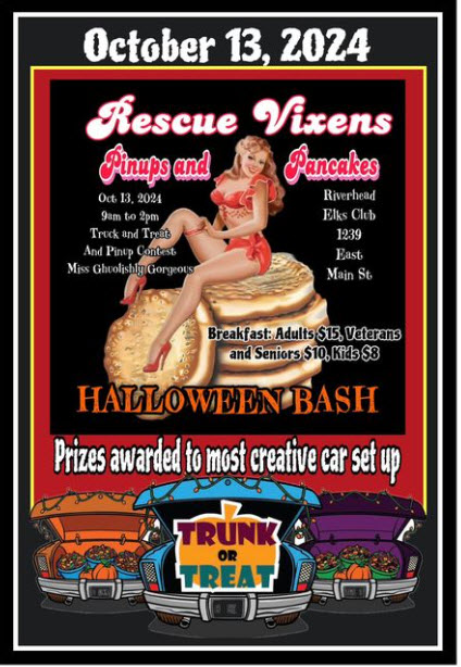 The Rescue Vixens Pinups & Pancakes “Truck & Treat” Show, Riverhead, NY