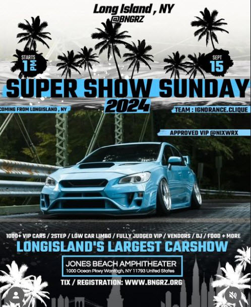 LINY@BNGRZ Super Show Sunday, Wantagh, NY