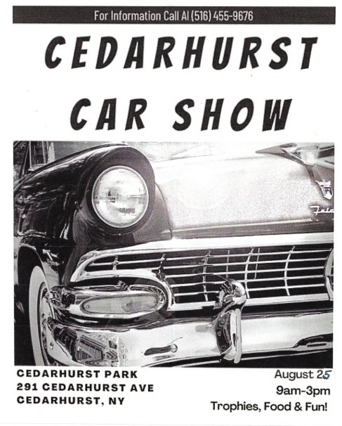 The 10th Annual Cedarhurst Car Show, Cedarhurst, NY