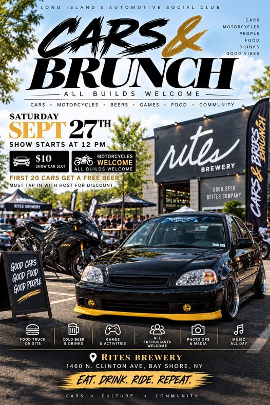 LI Automotive Social Club Cars & Brunch Meet, Bay Shore, NY