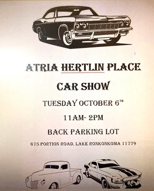 The Atria Hertlin Place Annual Car Show, Lake Ronkonkoma, NY