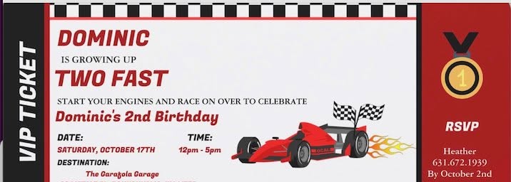 The 2nd Birthday Celebration Car Show for Dominic, Ronkonkoma, NY