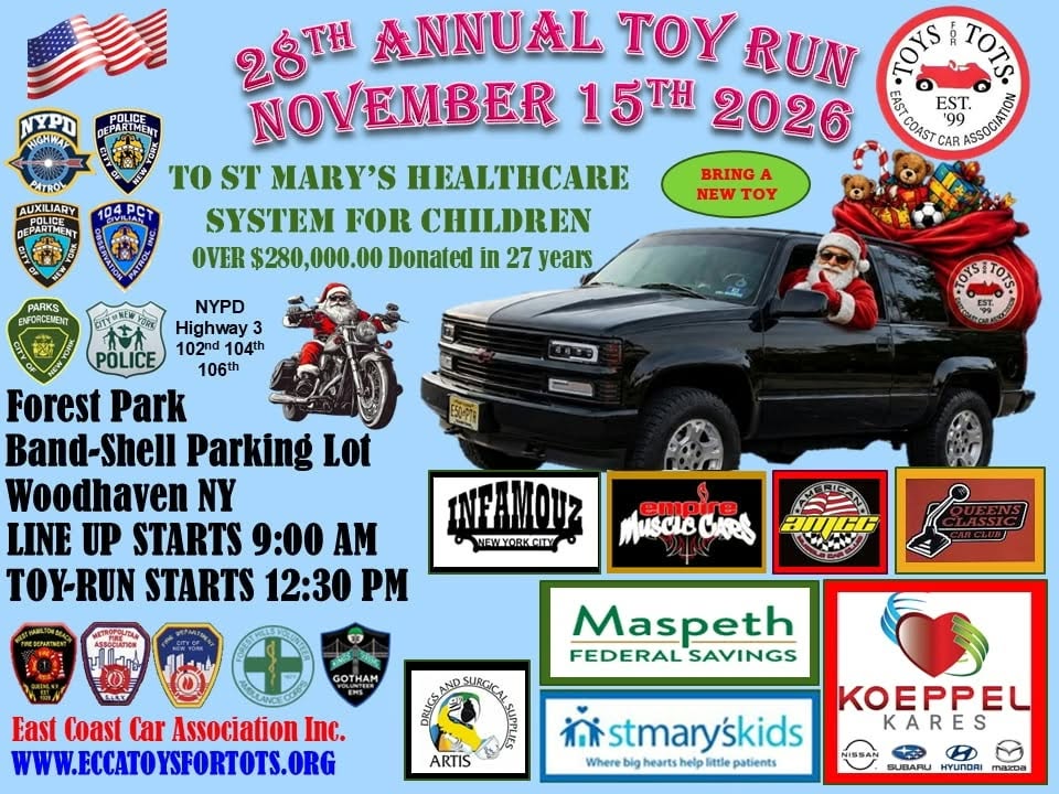 The 28th Annual Toy Run, Woodhaven, NY