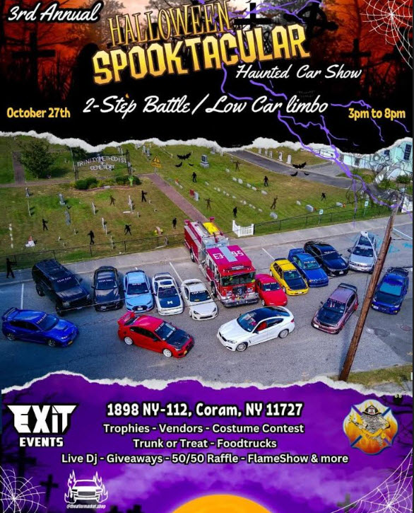 3rd Annual Halloween Spooktacular Haunted Car Show, Coram, NY