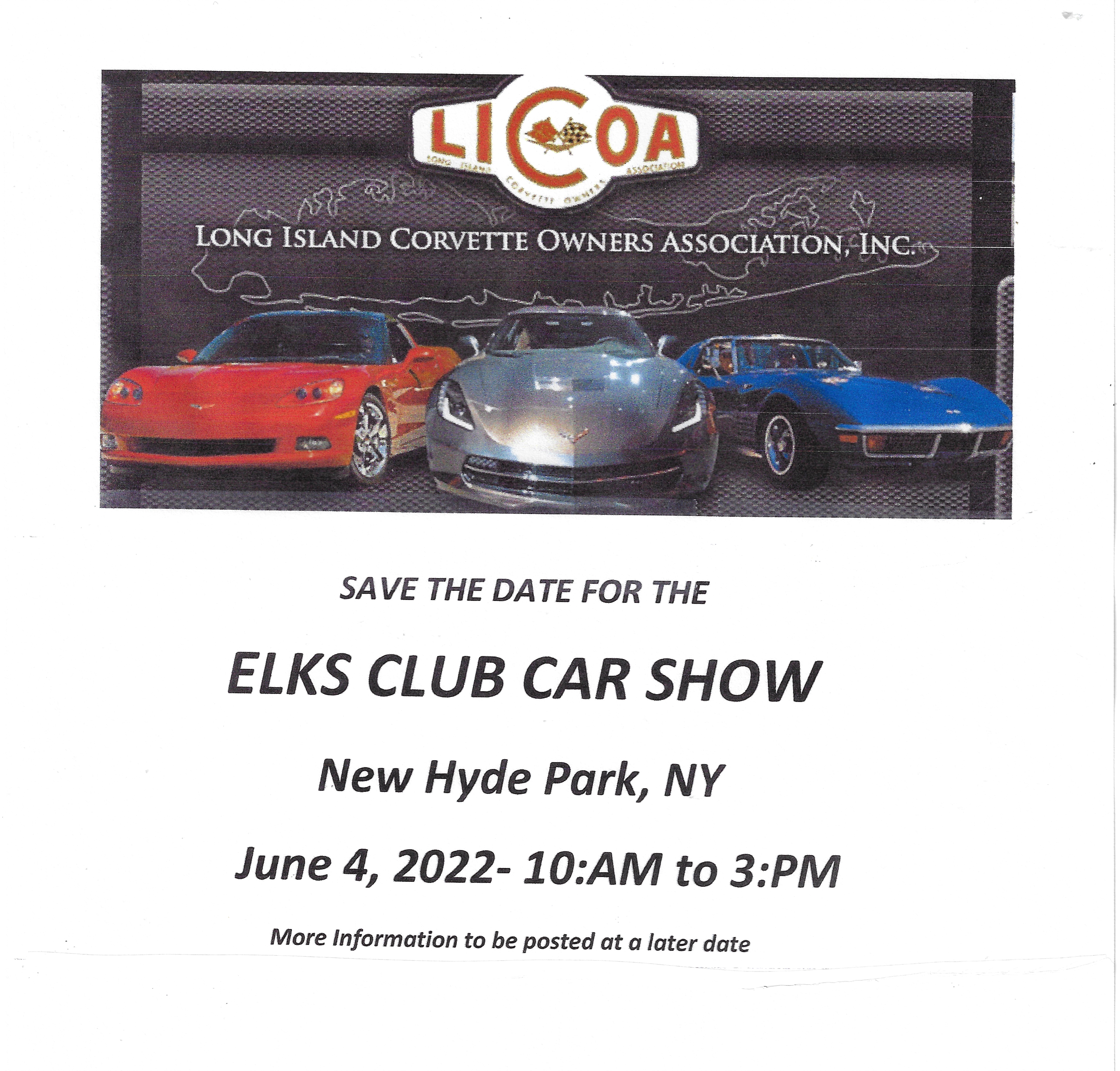 LICOA Presents The Elks Club Car Show, New Hyde Park, NY