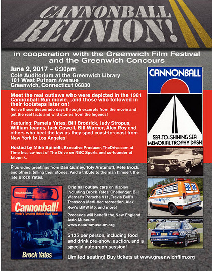 Cannonball Reunion, Greenwich, Ct