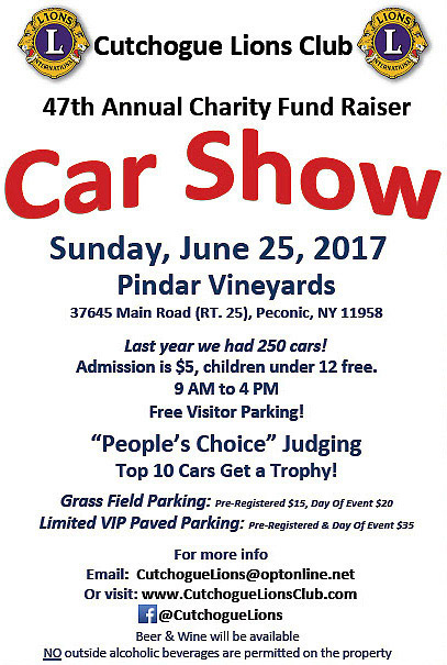 Cutchogue Lions Club 47th Annual Charity Fund Raiser,Peconic, NY