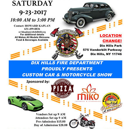 Dix Hills FD Custom Car & Motorcycle Show, Dix Hills, NY