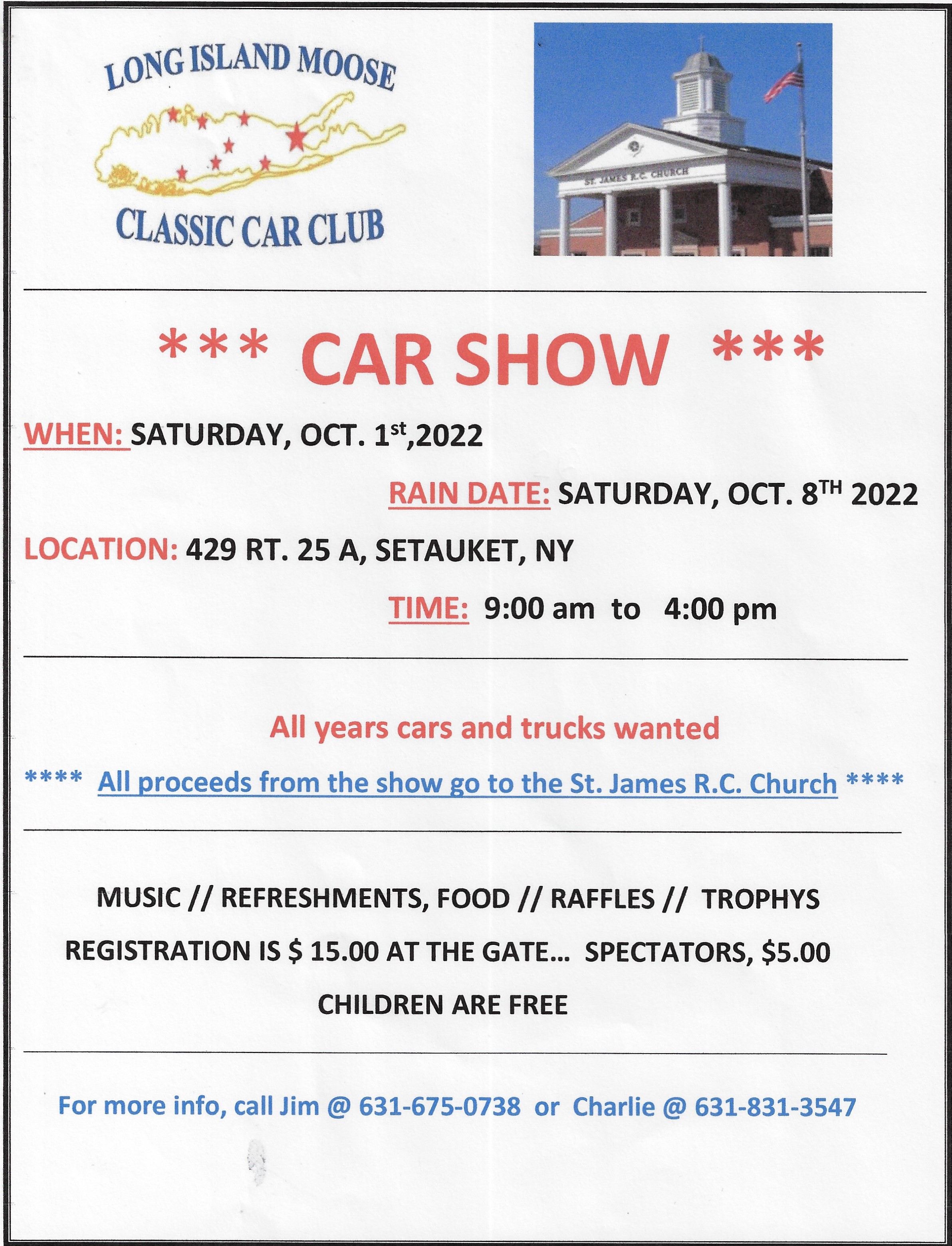 Long Island Moose Classic Car Club Car Show, Setauket, NY