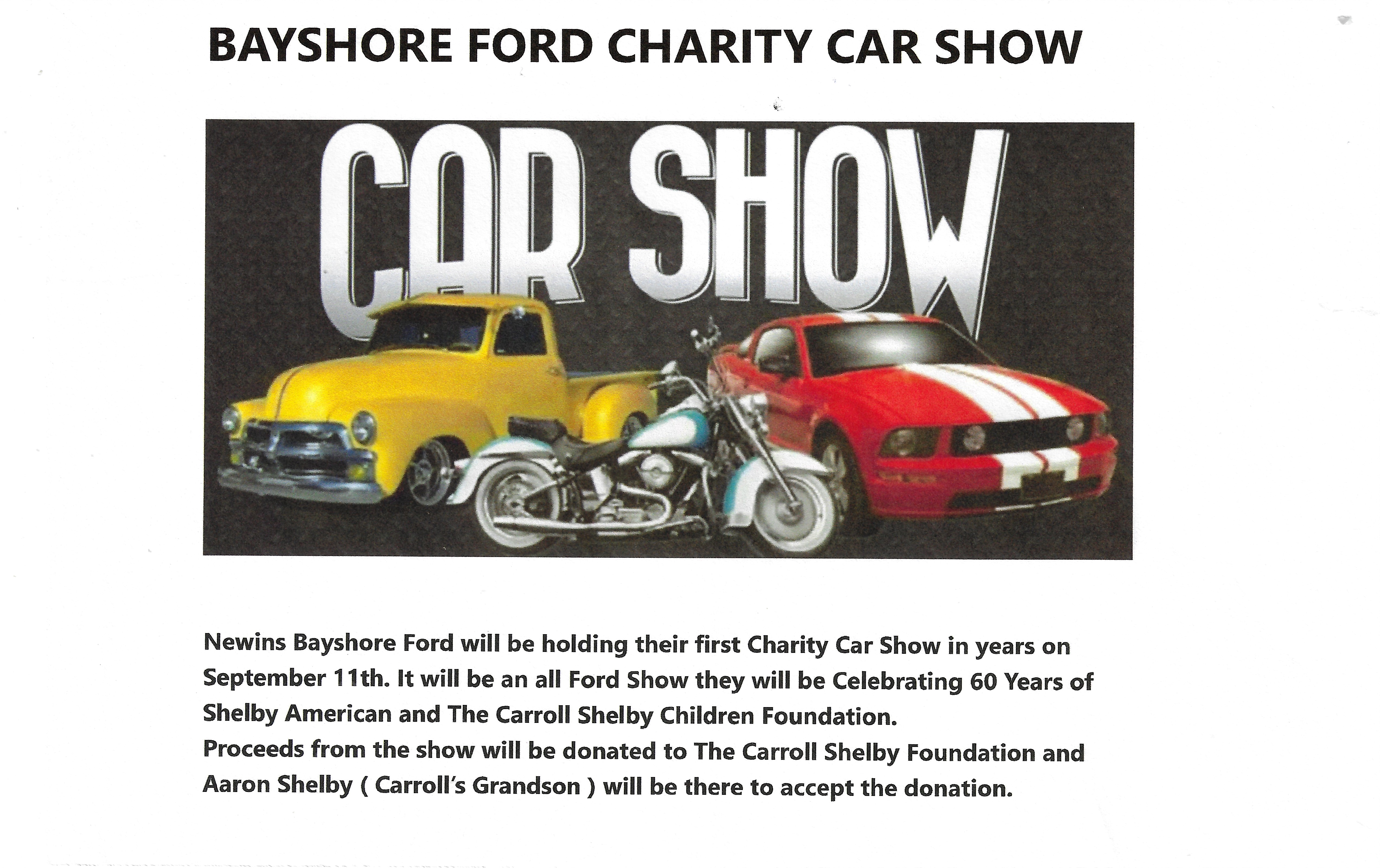 Bayshore Ford Charity Car Show, Bayshore, NY