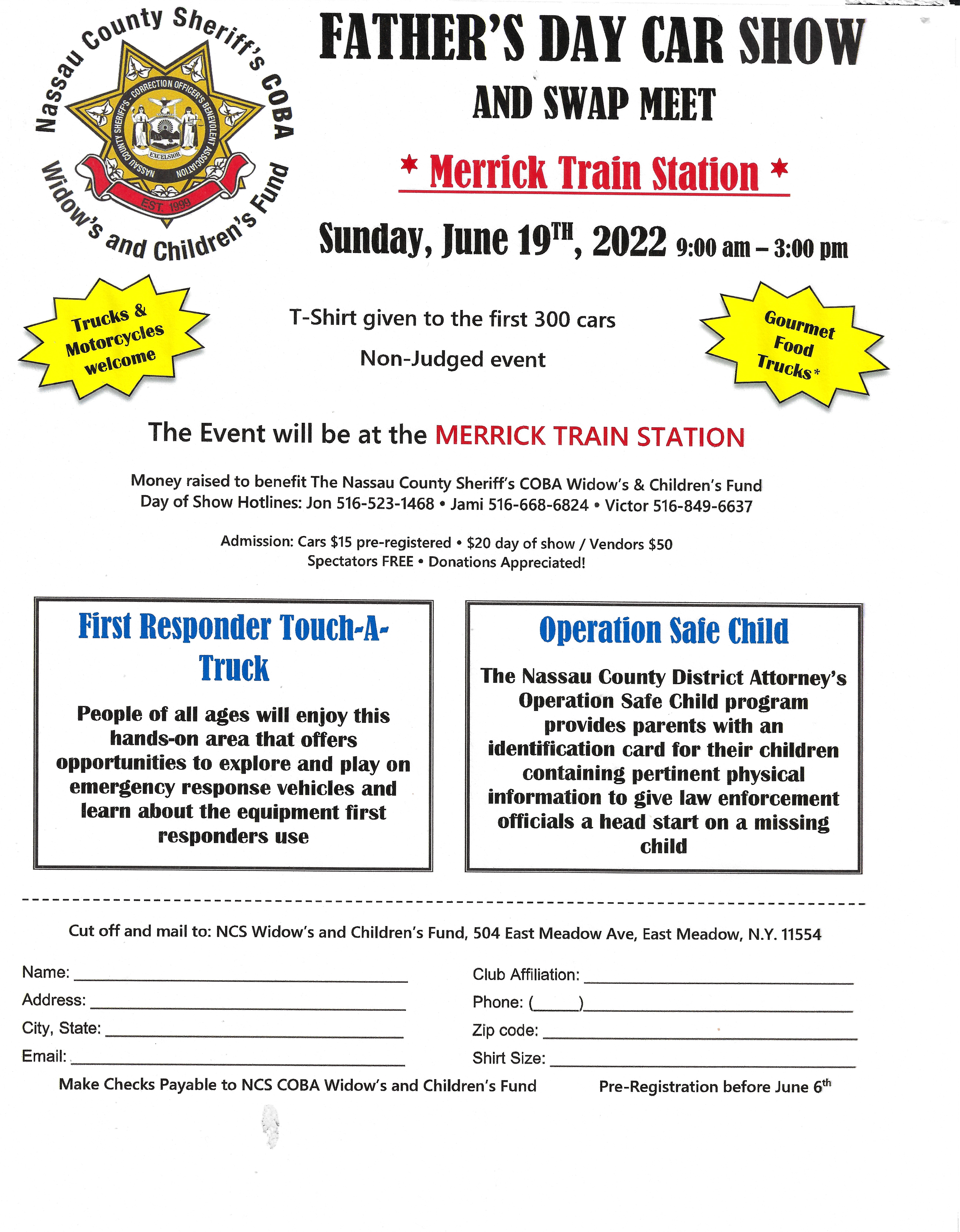 Nassau County Sheriff’s Department Father’s Day Car Show, Merrick, NY