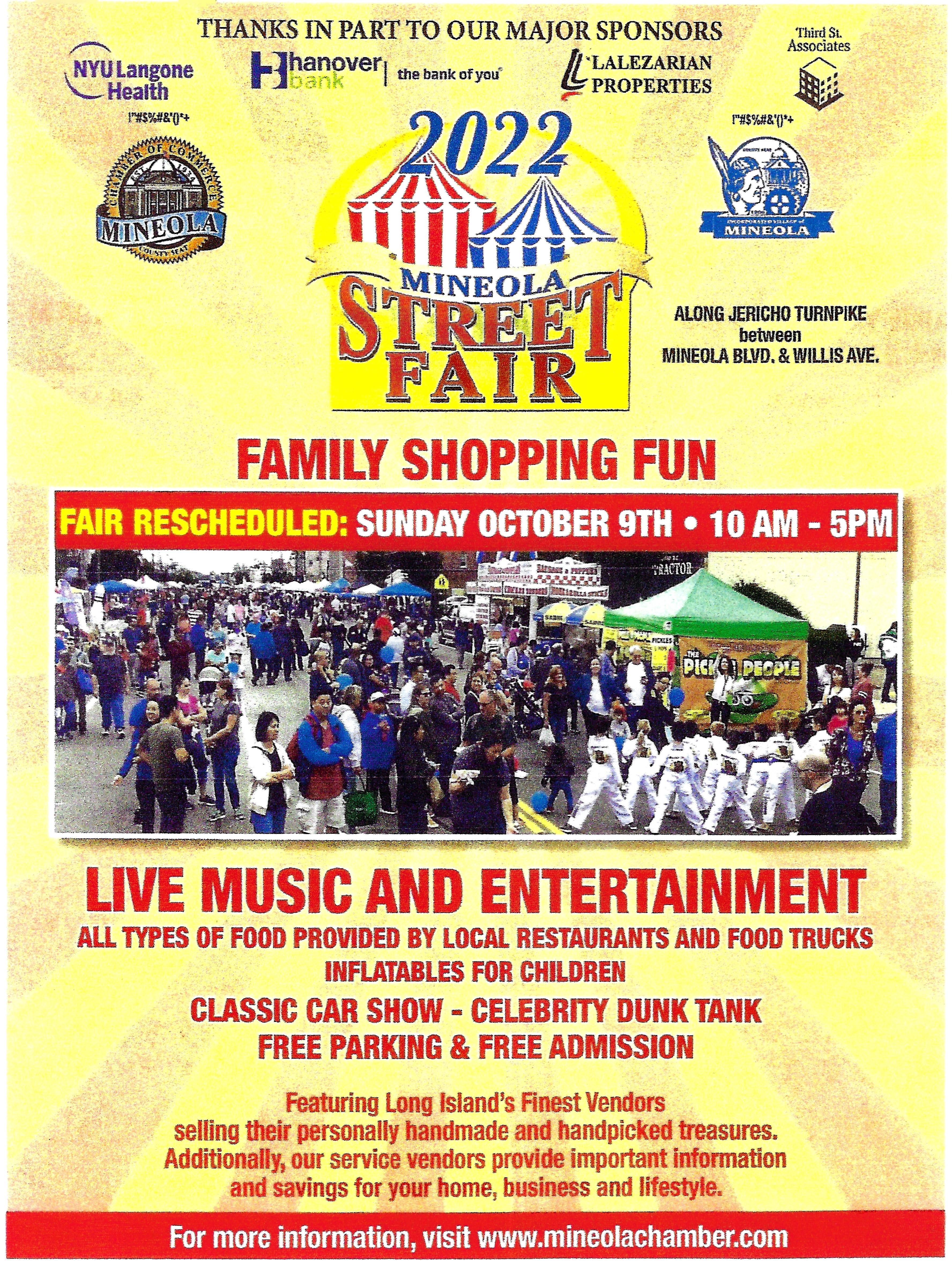 Mineola Street Fair, Mineola, NY