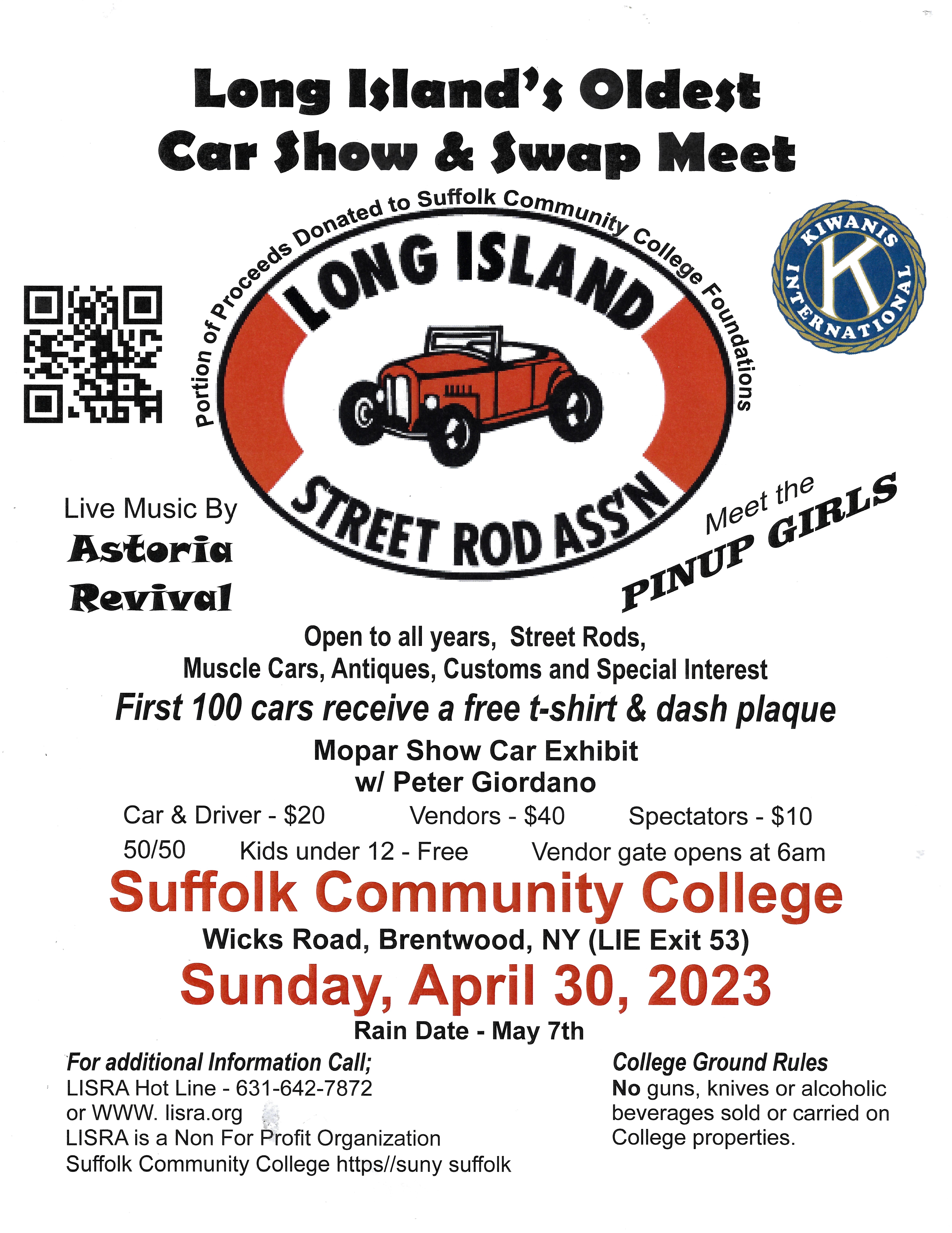 LI Street Road Association Car Show & Swap Meet, Brentwood, NY