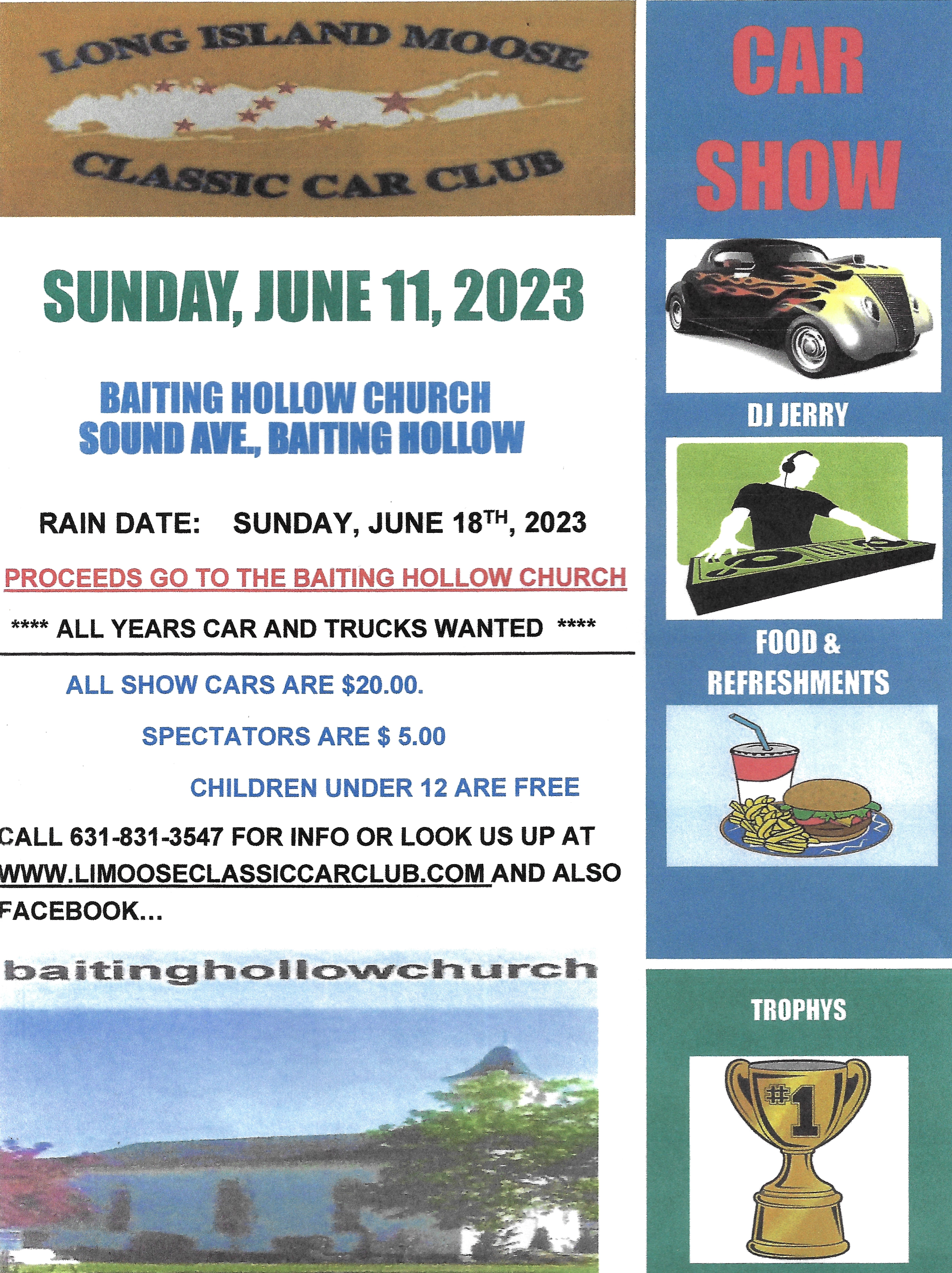 Long Island Moose Classic Car Club Car Show, Baiting Hollow, NY