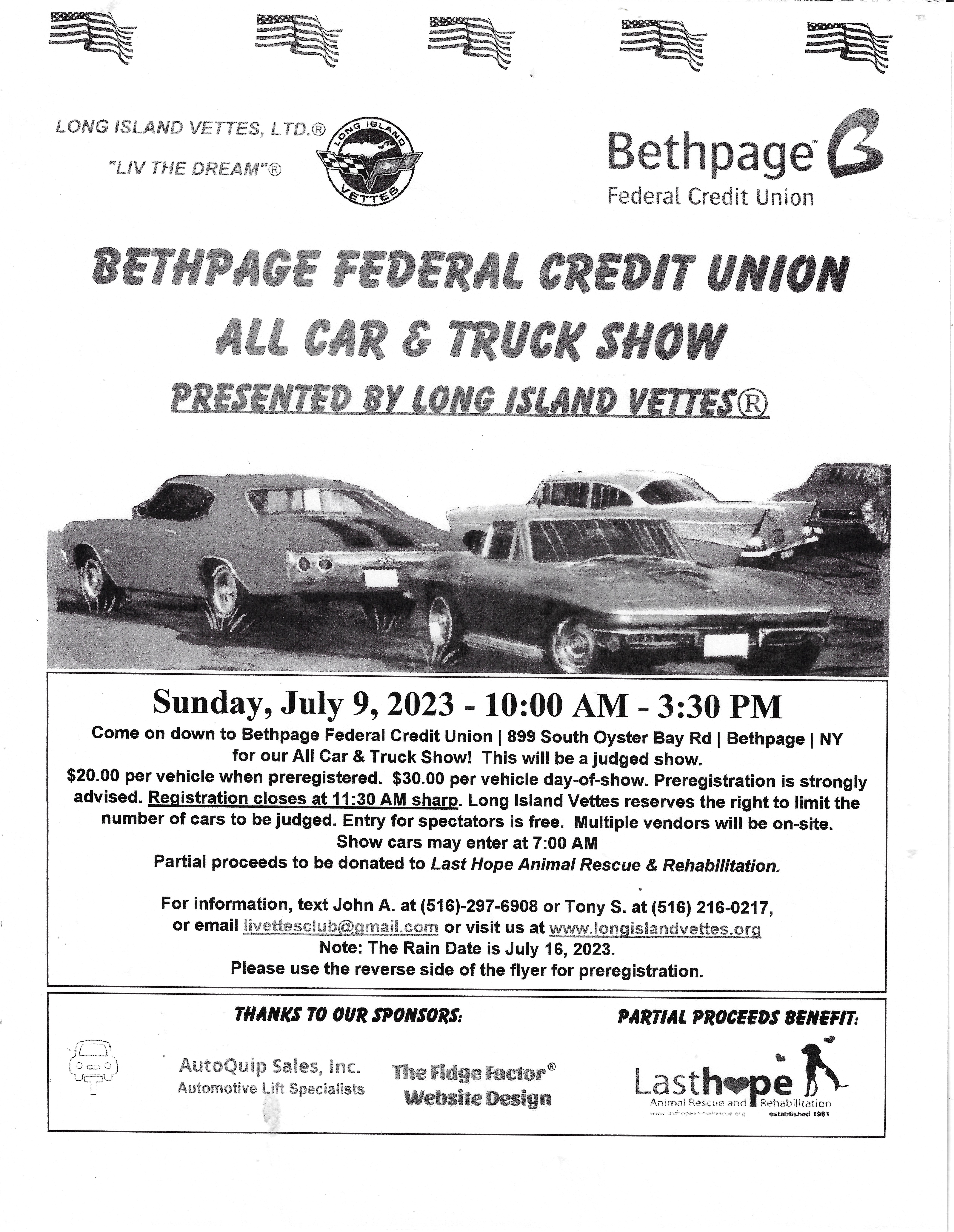The Bethpage Federal Credit Union All Car & Truck Show, Bethpage, NY