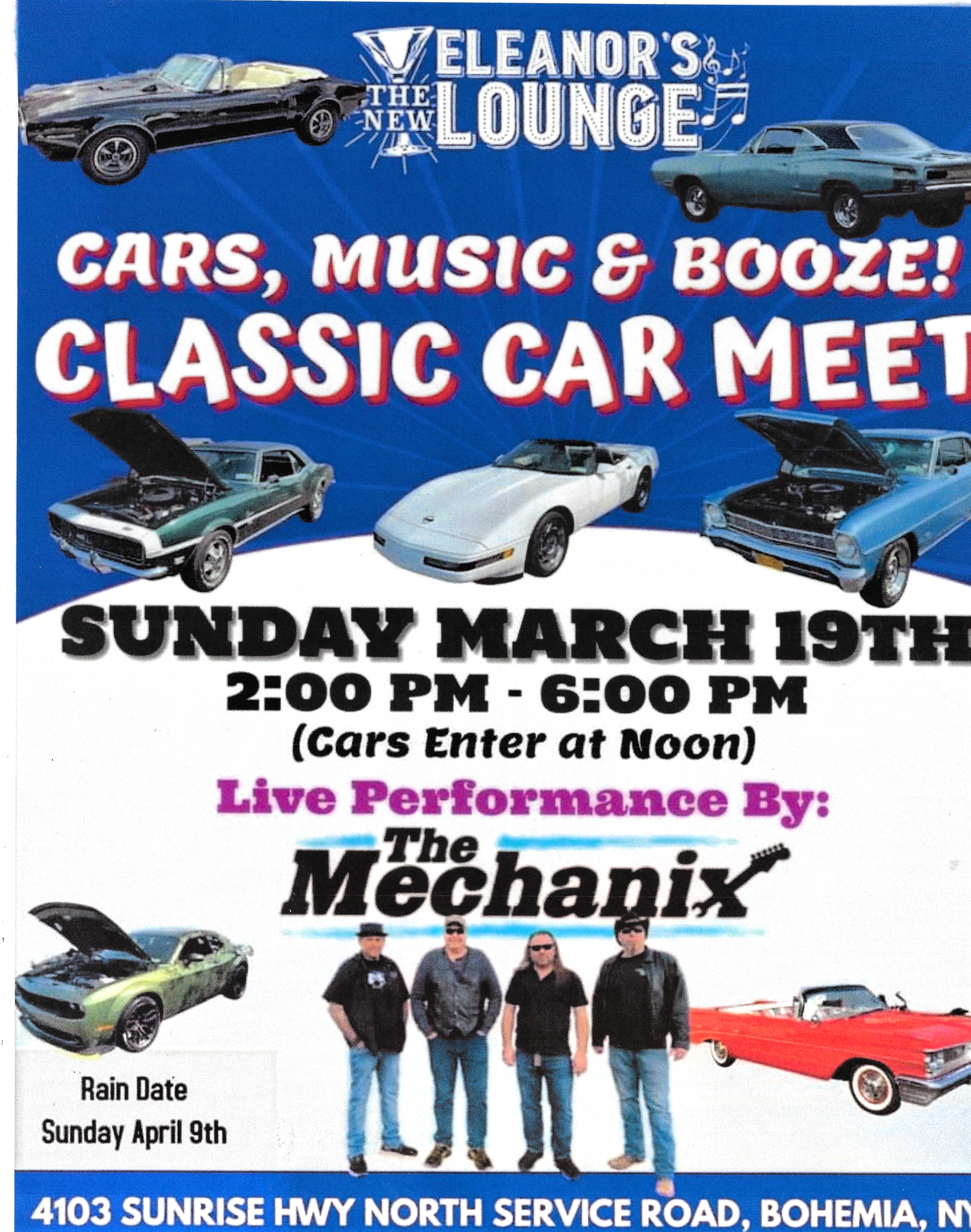 The New Eleanor’s Lounge Classic Car Meet, Bohemia, NY