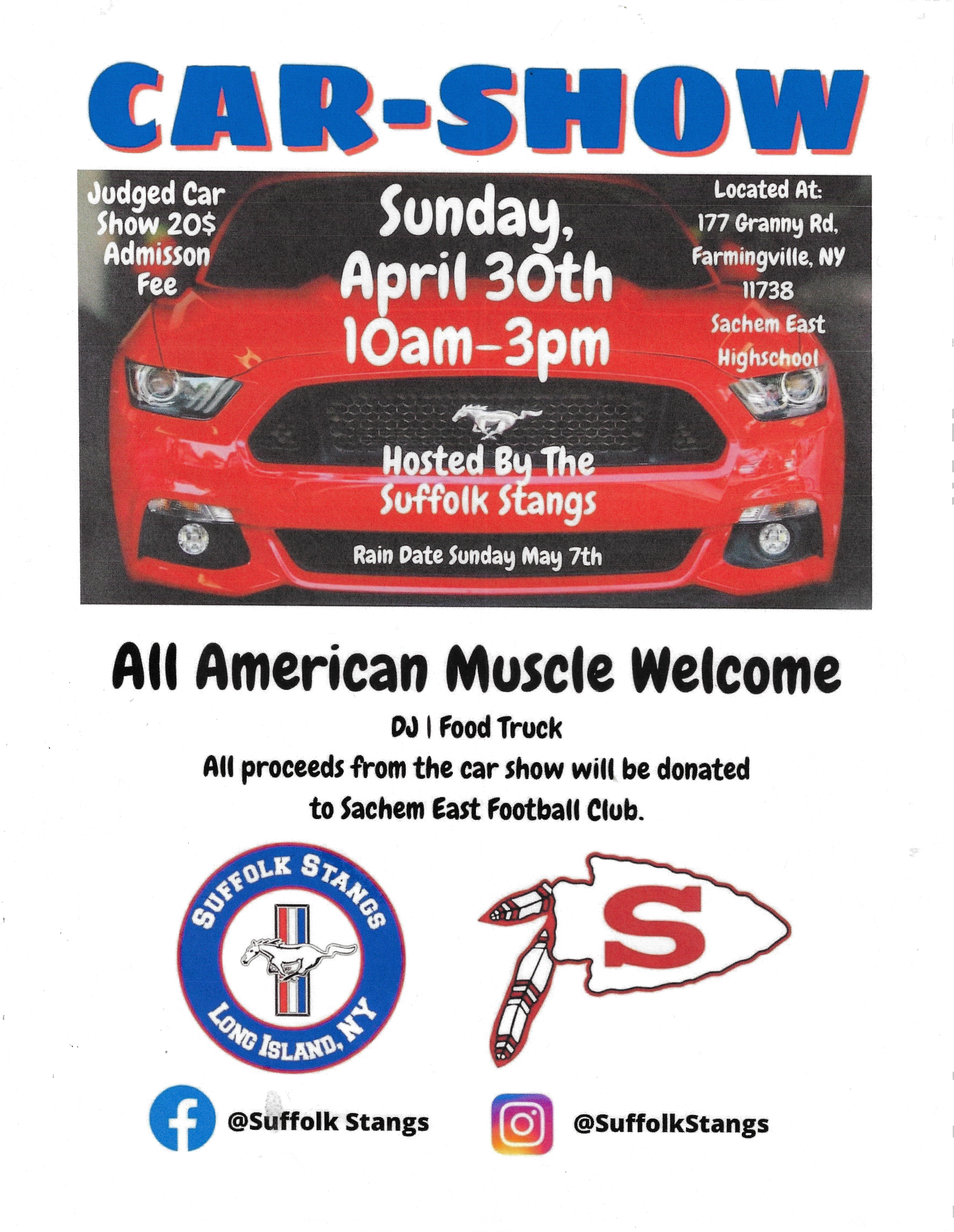 Suffolk Stangs of LI Car Show, Farmingville, NY