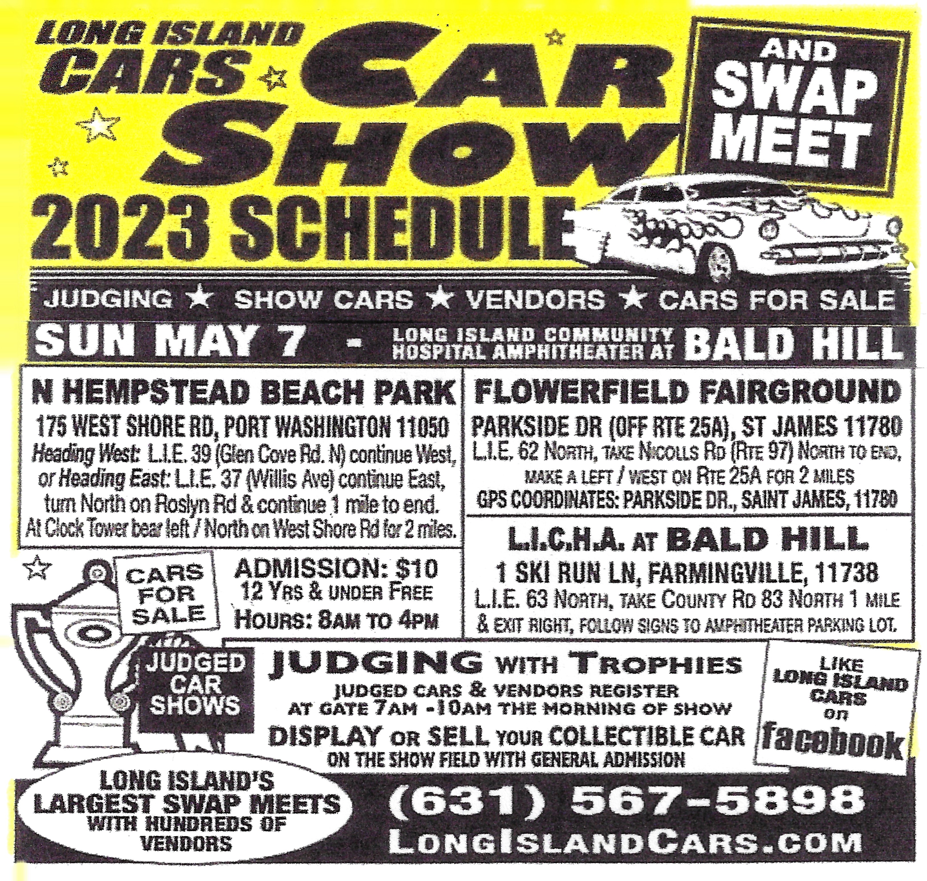 Long Island Cars Car Show & Swap Meet, Farmingville, NY