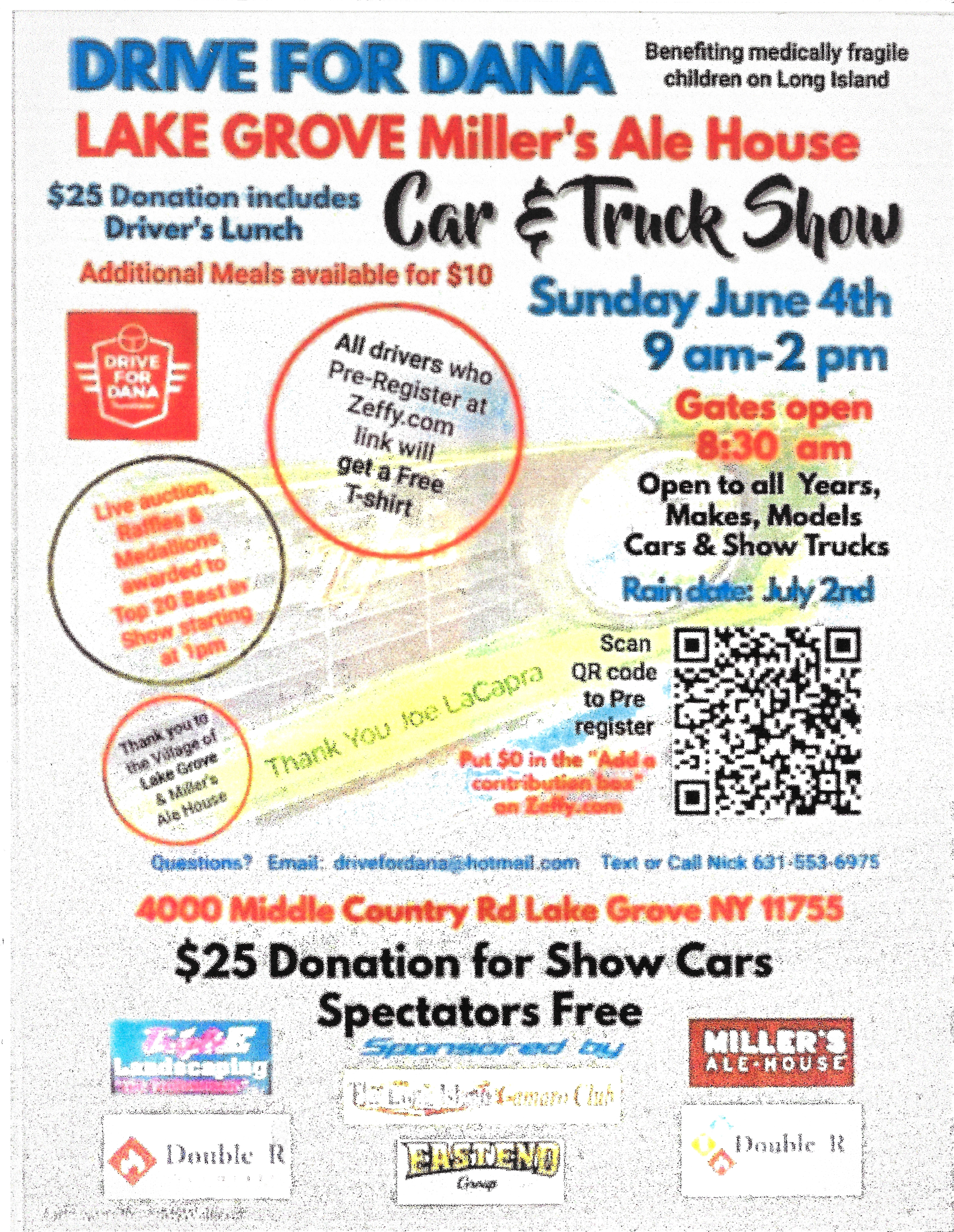 Drive For Dana Car & Truck Show, Lake Grove, NY