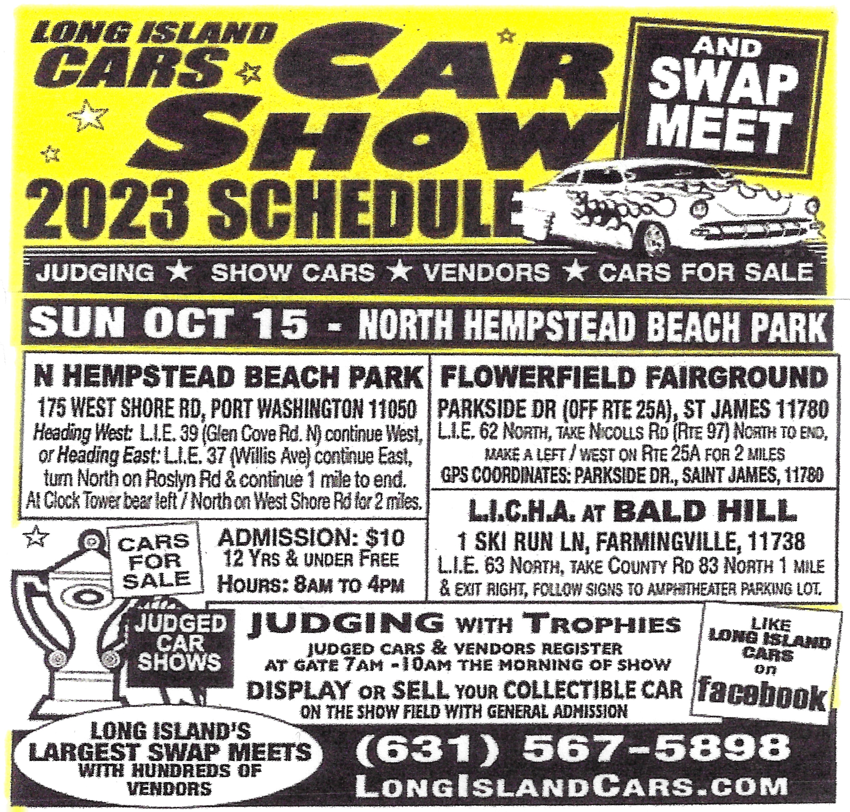 Long Island Cars Car Show & Swap Meet, Pt. Washington, NY