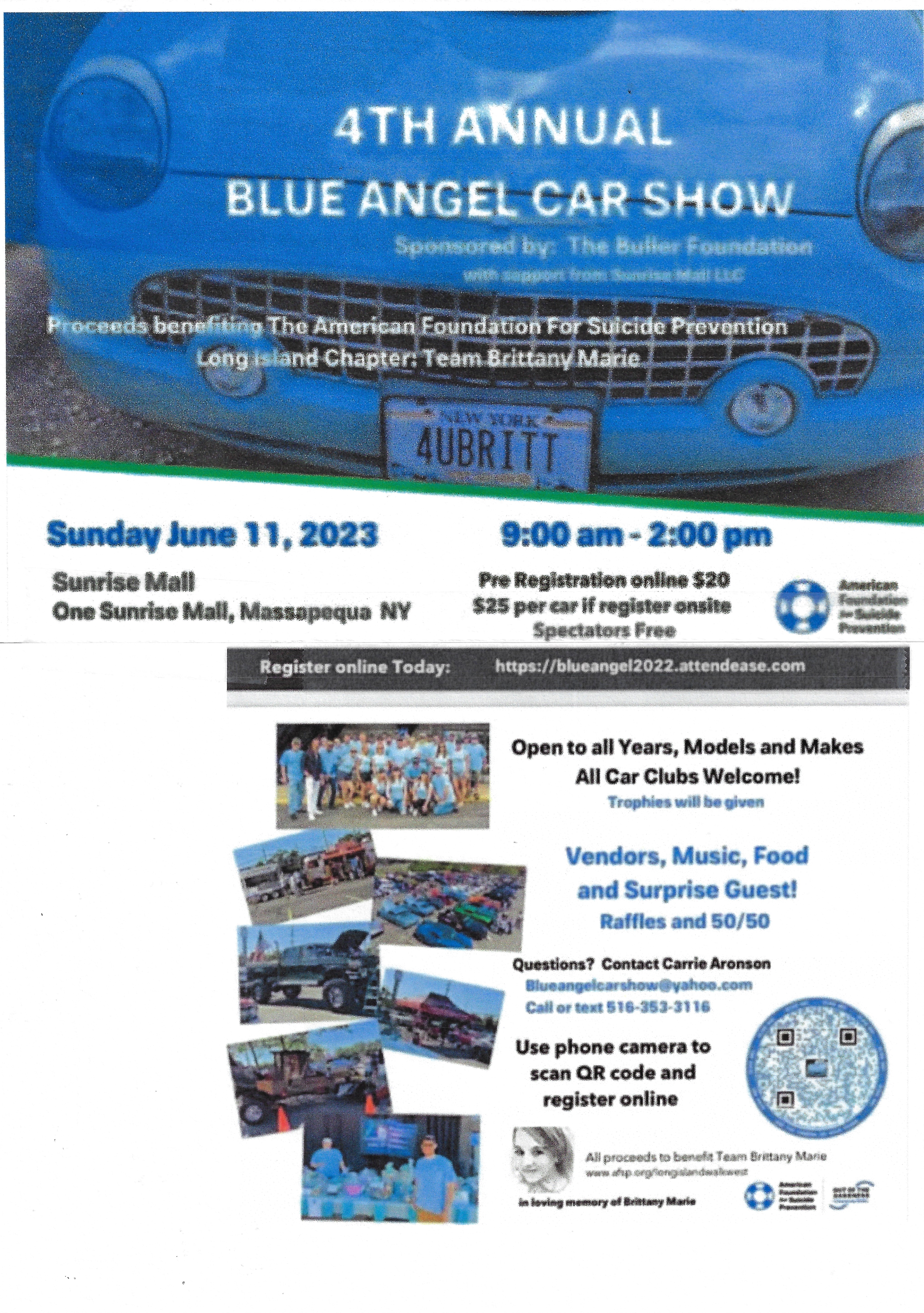 4th Annual Blue Angel Car Show, Massapequa, NY