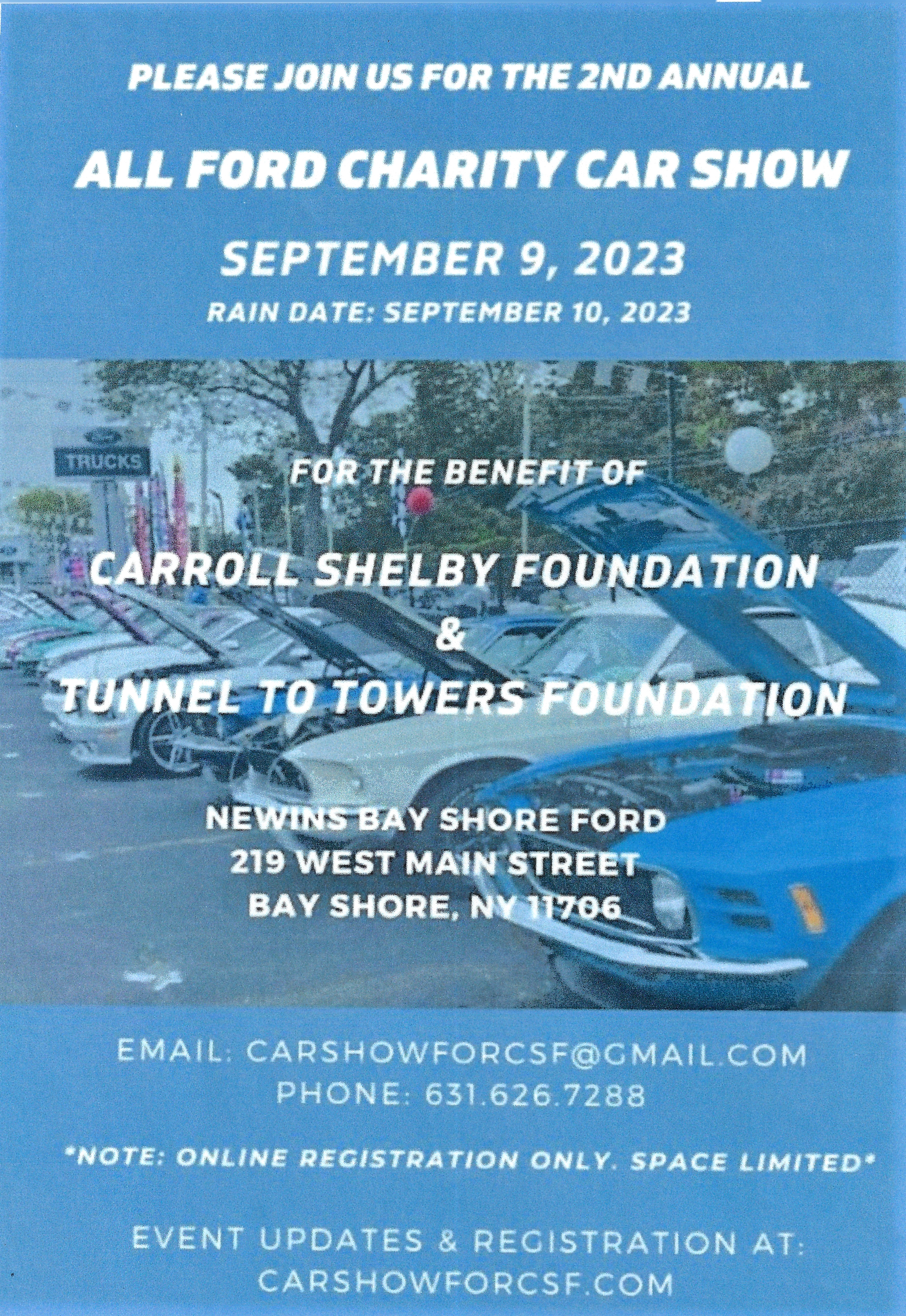 The 2nd Annual All Ford Charity Car Show, Bayshore, NY