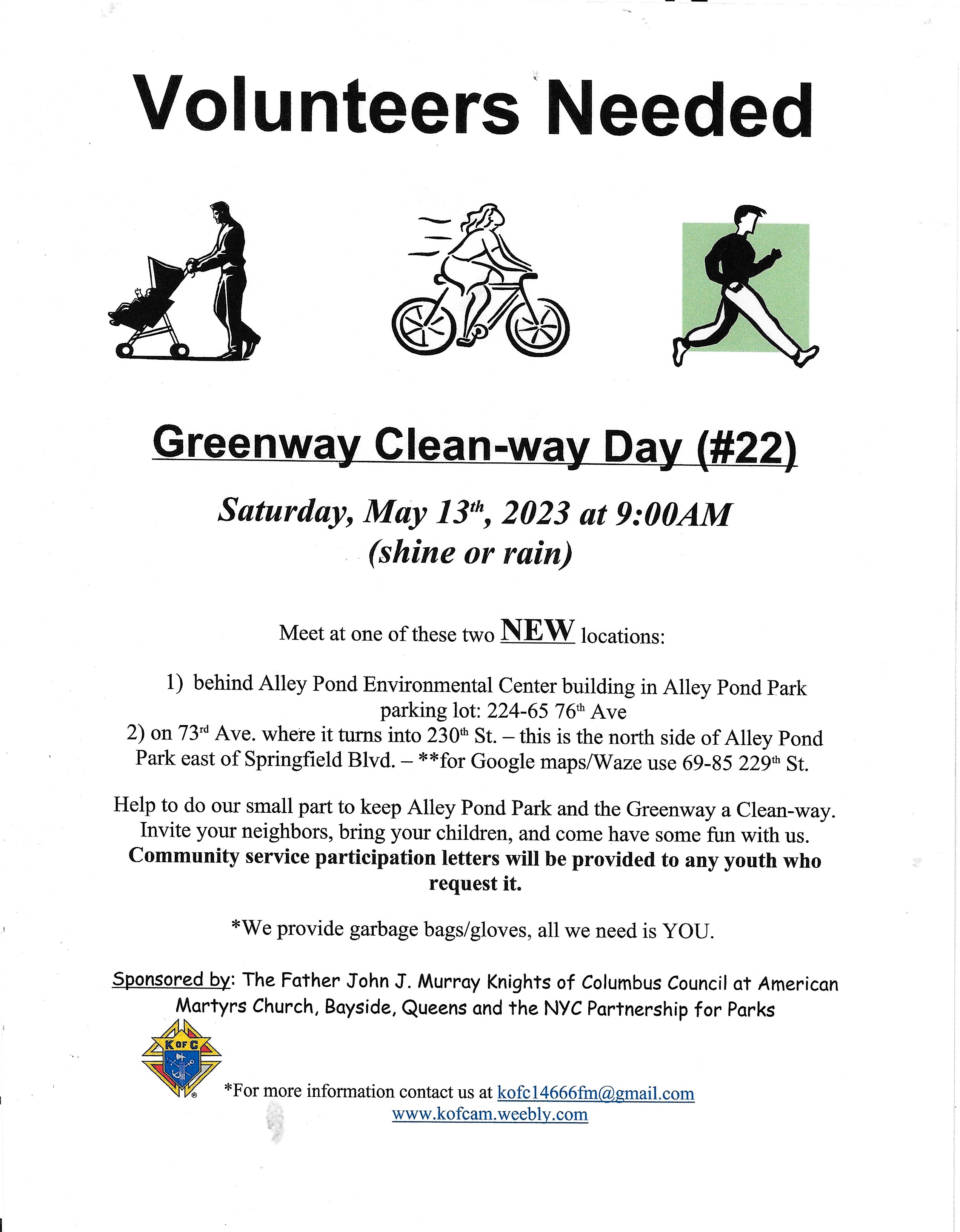 Greenway Clean-way Day #22, Bayside, Queens, NY