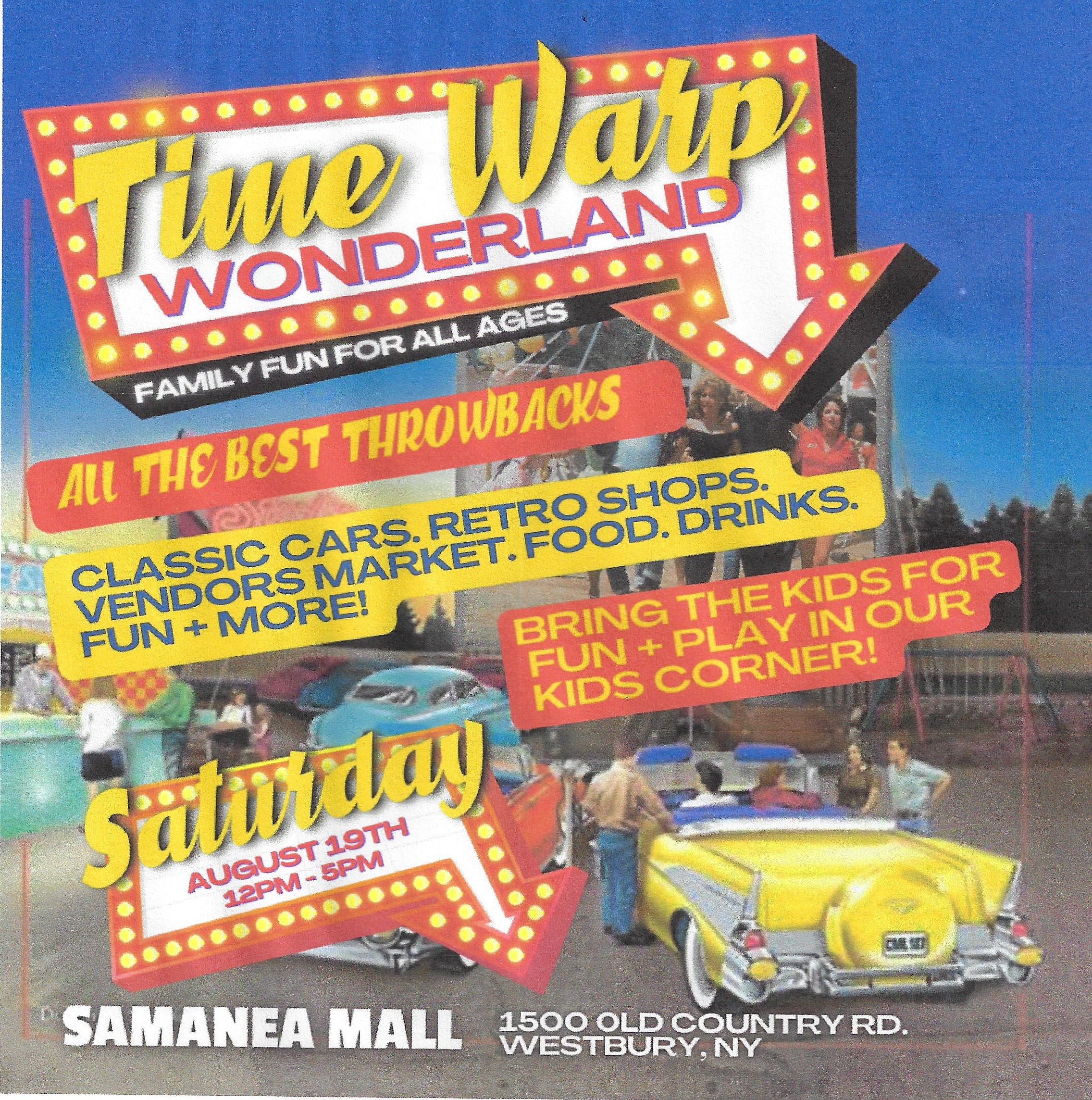 Time Warp Wonderland Festival & Classic Car Show, Westbury, NY