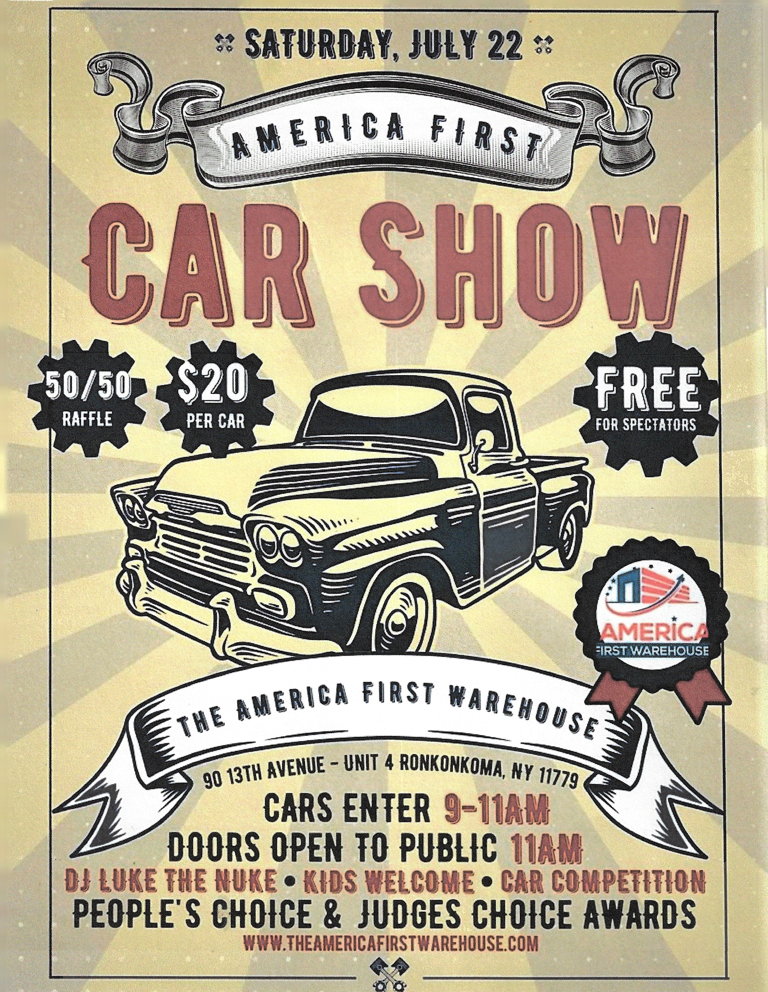 America First Car Show, Ronkonkoma, NY