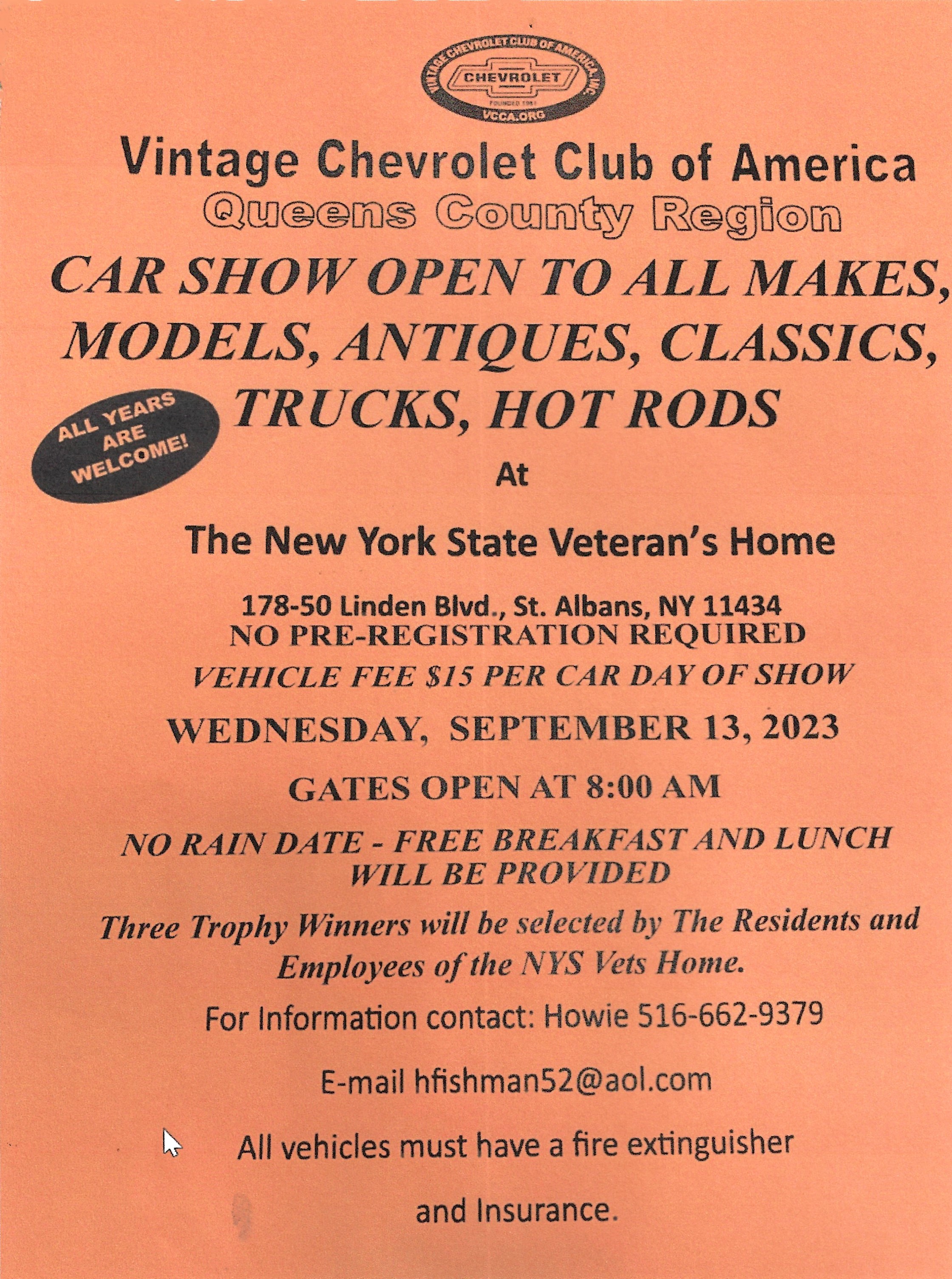 The VCCA Queens County Region Car Show, St. Albans, NY