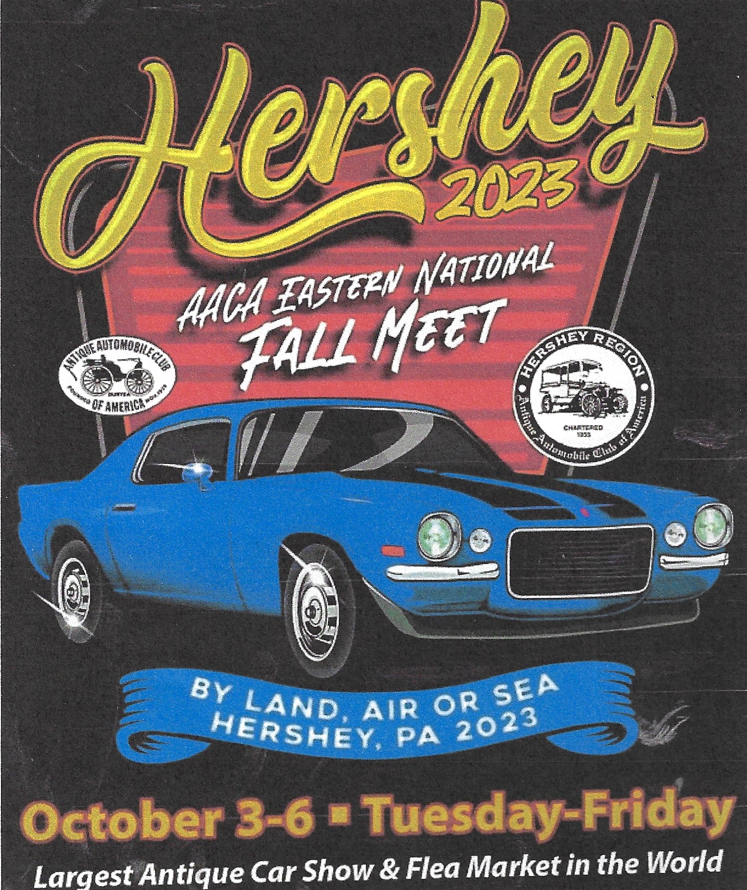 The Hershey 2023 AACA Eastern National Fall Meet, Hershey, Pa.