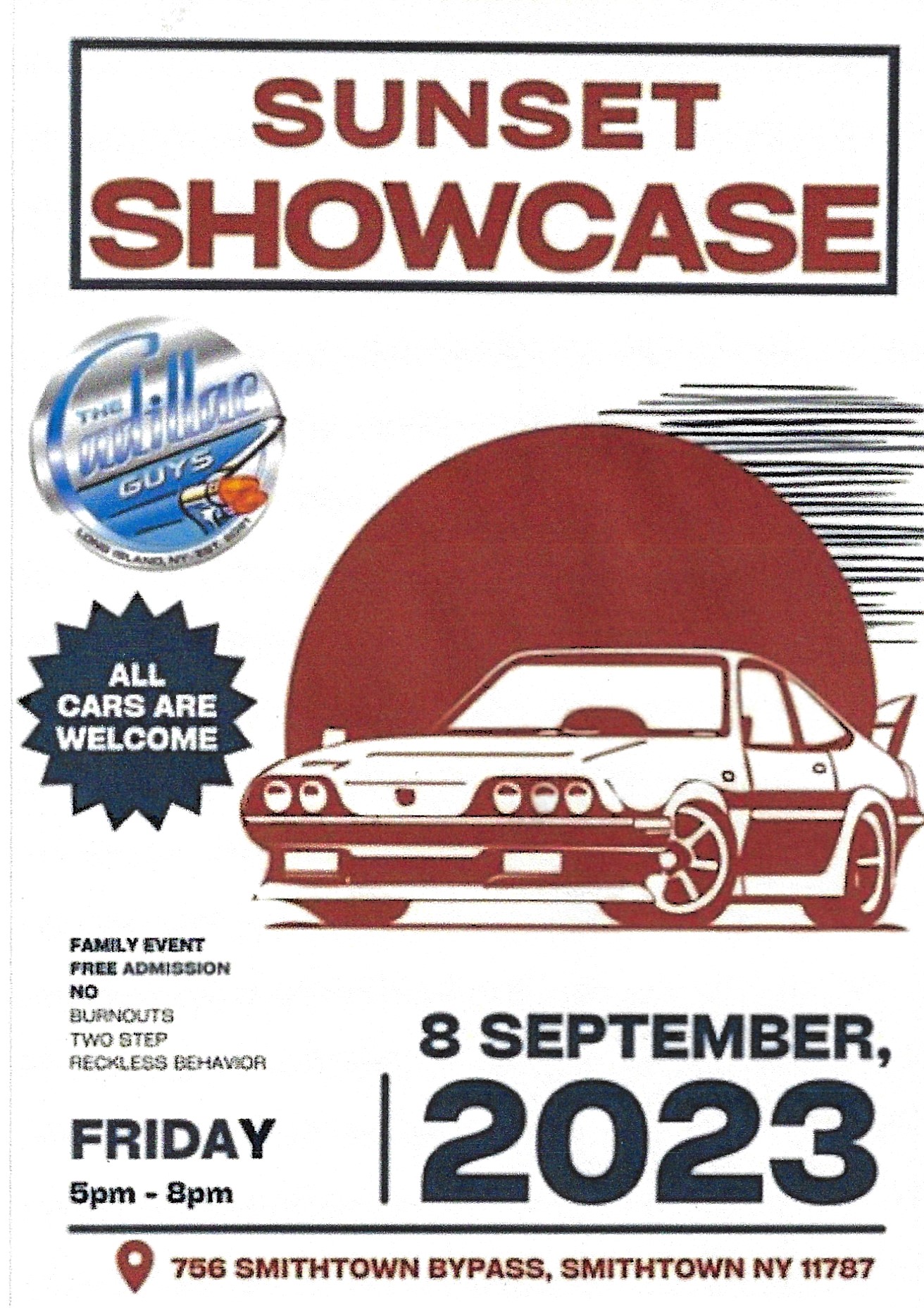 The Sunset Showcase Car Show, Smithtown, NY