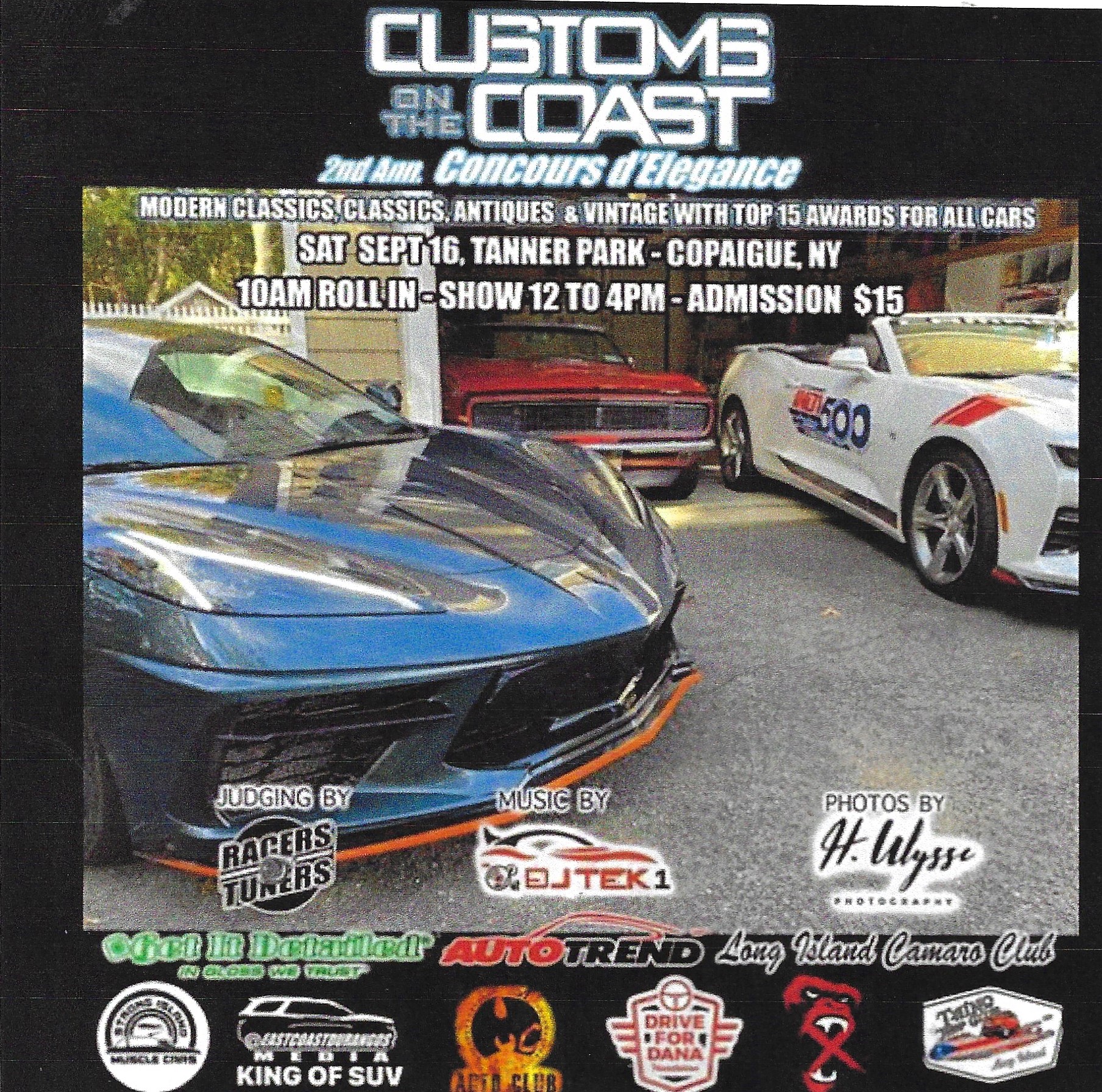 Customs on the Coast 2nd Annual Concours d’ Elegance, Copiaque, NY