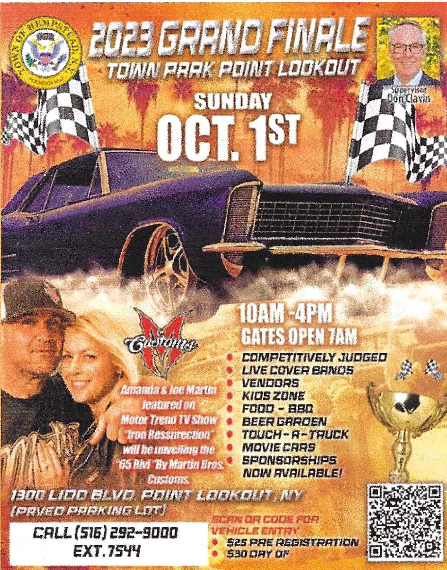 Town of Hempstead 2023 Grand Finale Car Show, Point Lookout, NY