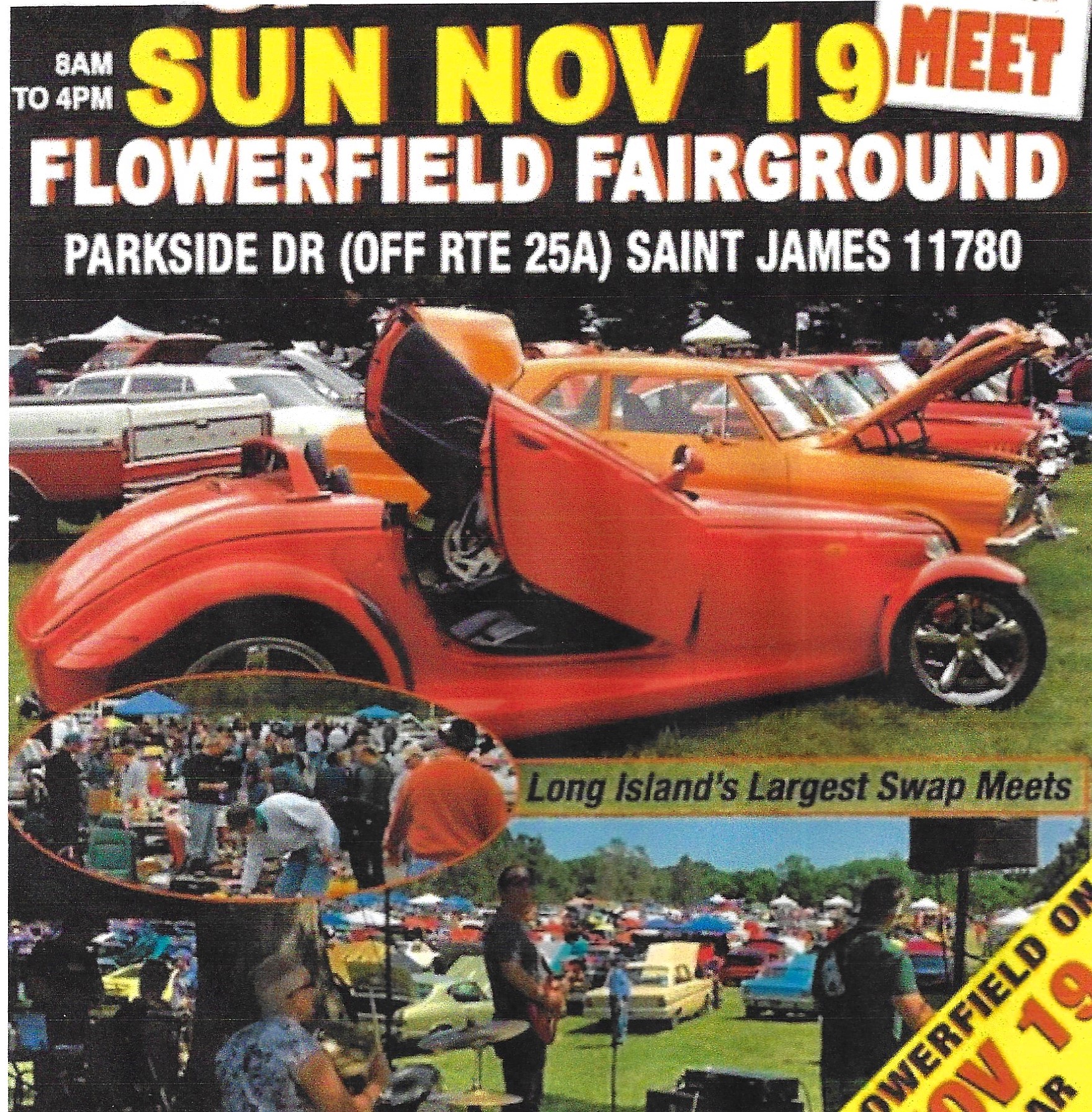 LI Car Show & Swap Meet, St. James, NY
