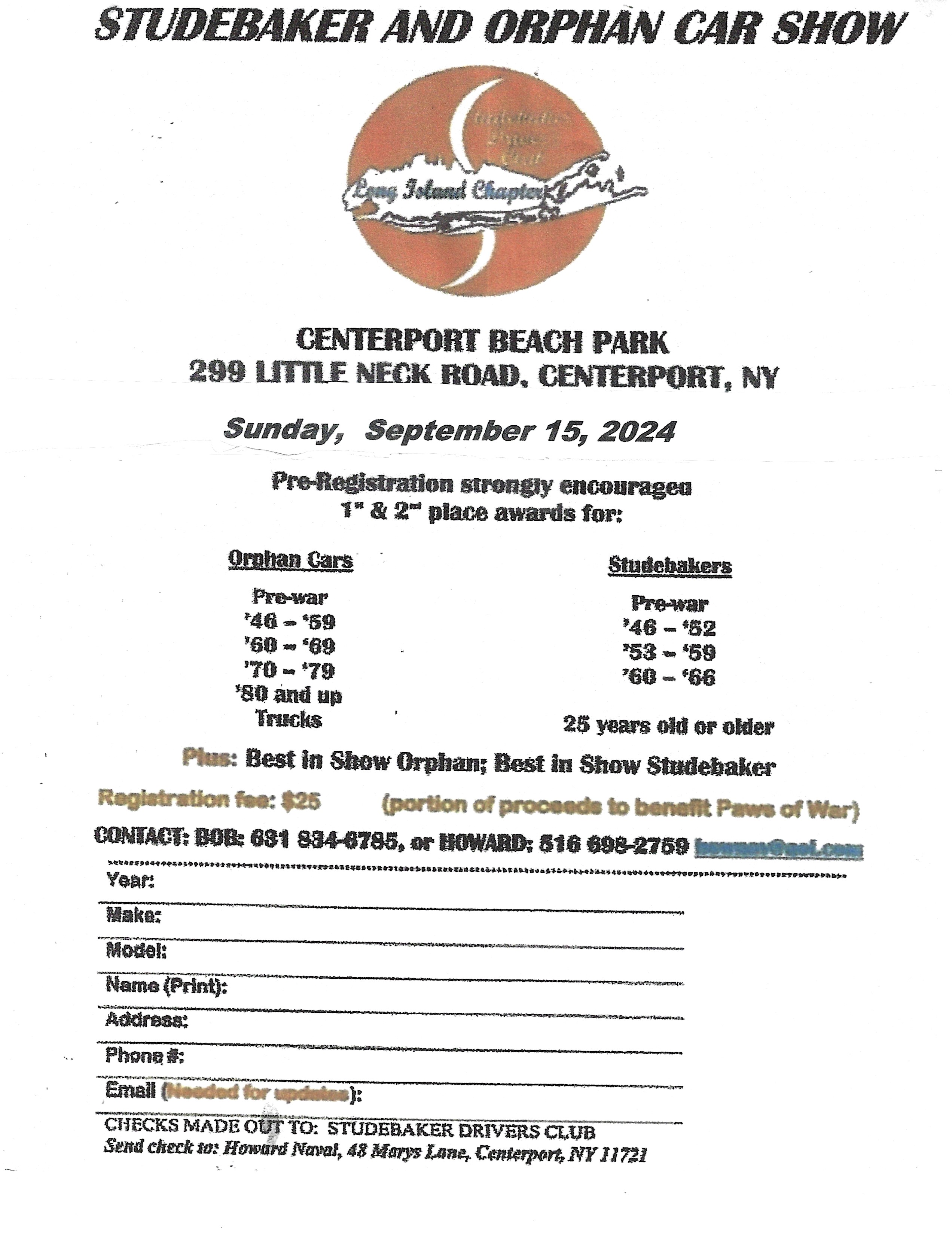  The Studebaker And Orphan Car Show, Centerport, NY