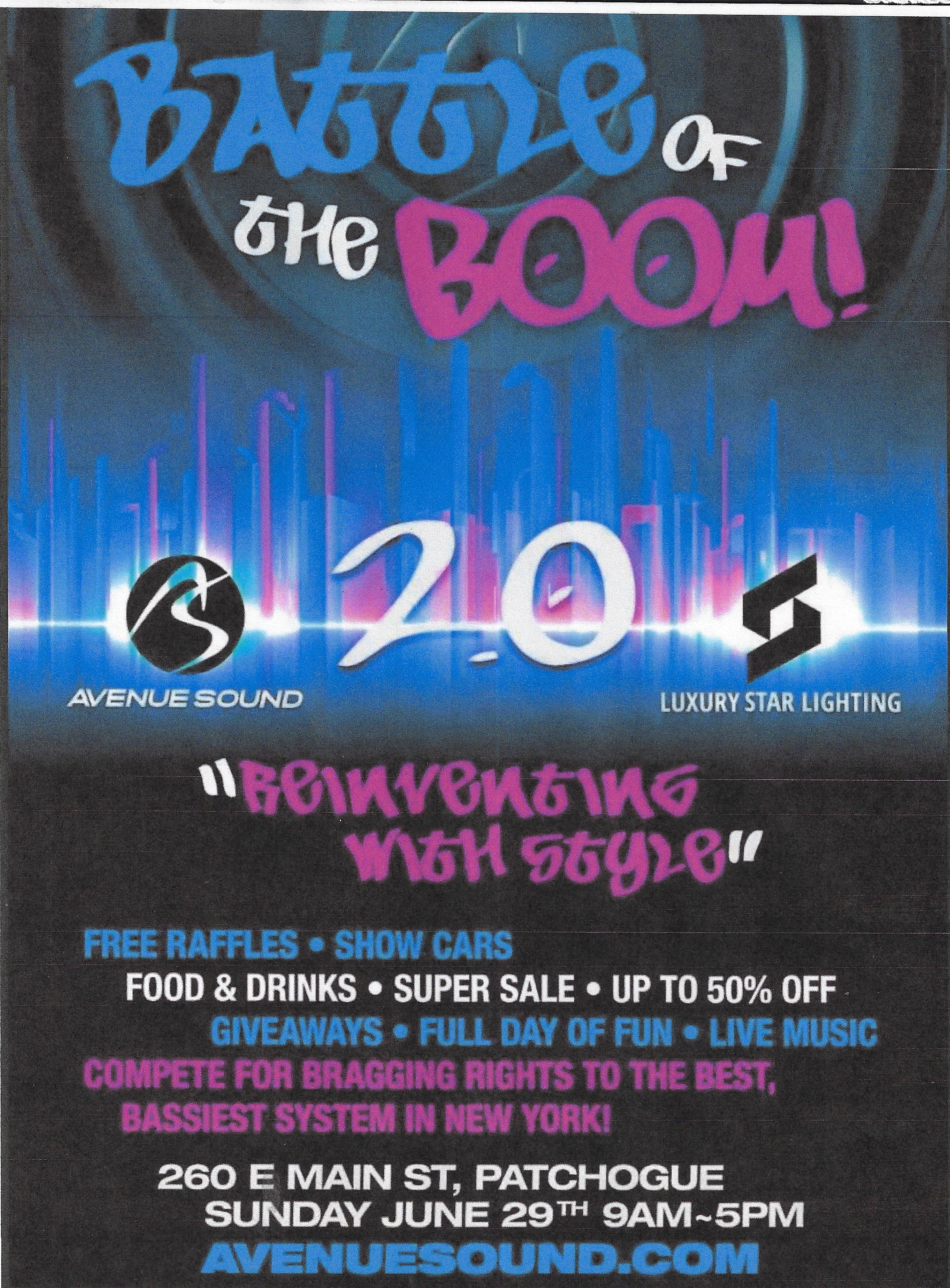 The Battle of the Boom Show Cars, Patchogue, NY