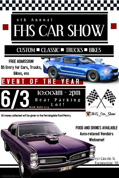 Farmingdale High School 6th Annual Car Show, Farmingdale, NY