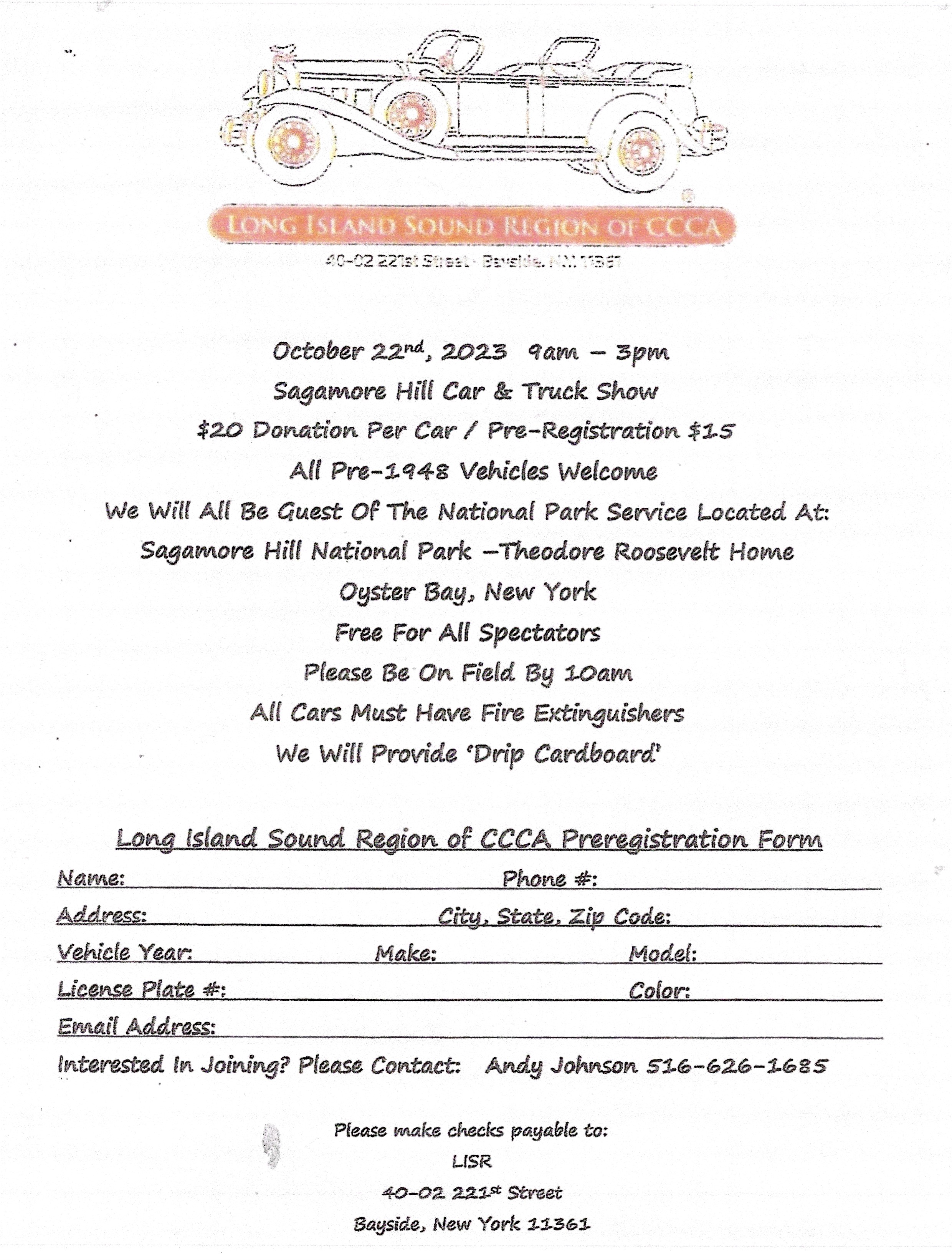 Long Island Sound Region of CCCA Car Show, Oyster Bay, NY