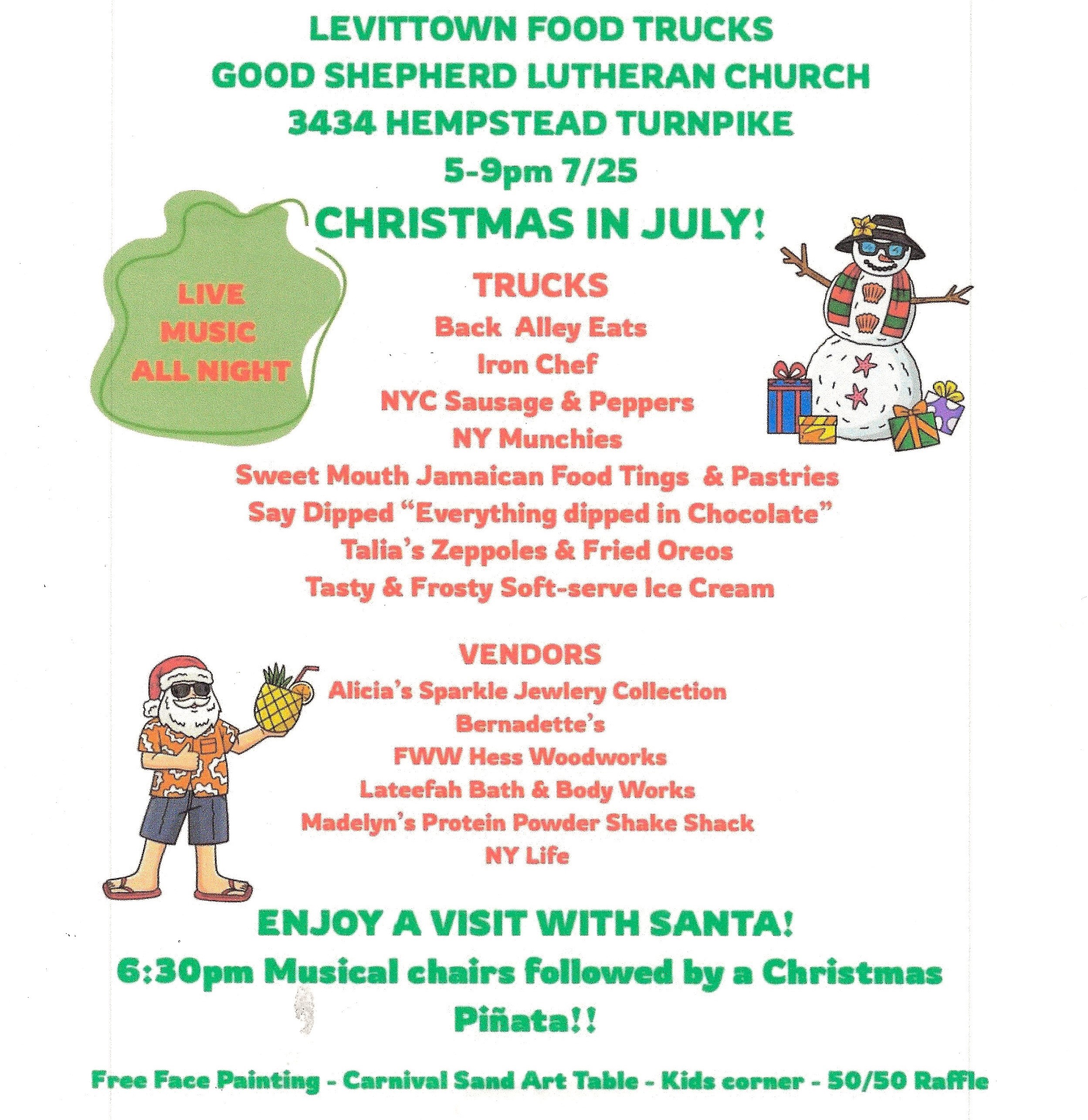 Levittown Food Trucks Thank God It’s Friday Meet, Levittown, NY