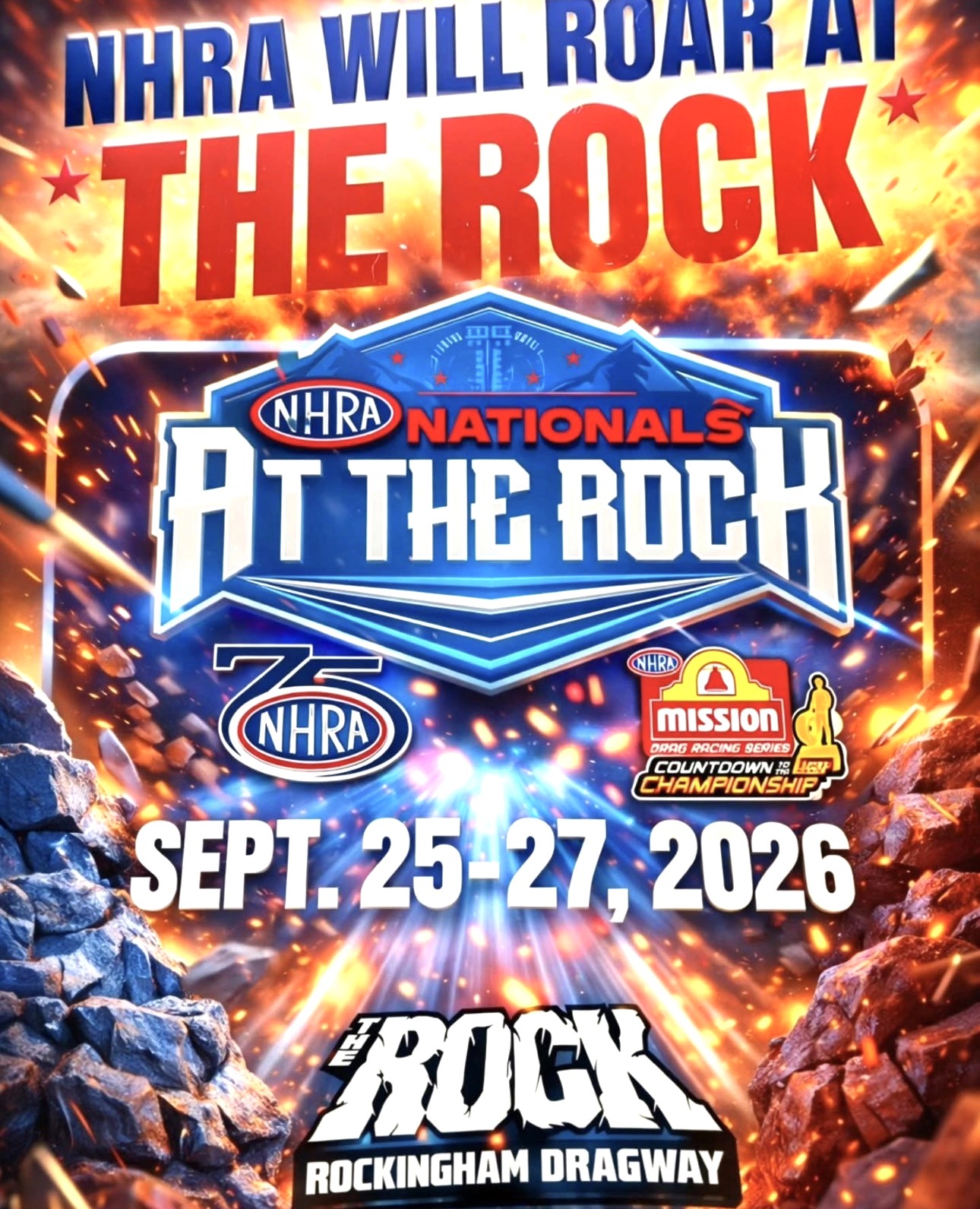 The NHRA Nationals at the Rock, Rockingham, NC