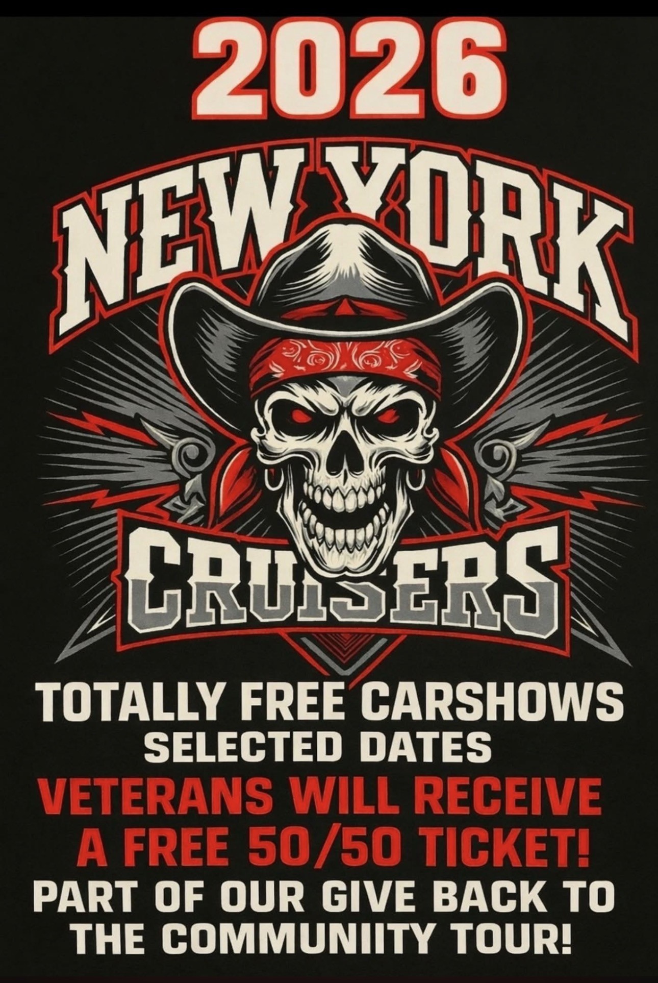 The 2026 New York Cruisers Free Car Shows, NY