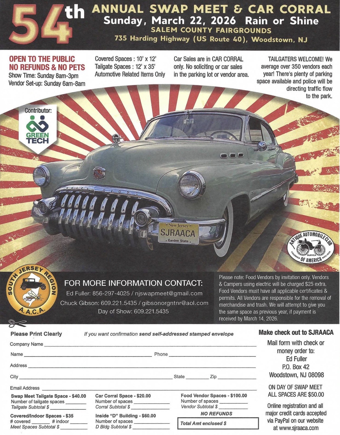 54th Annual Swap Meet & Car Carrol, Woodstown, NJ