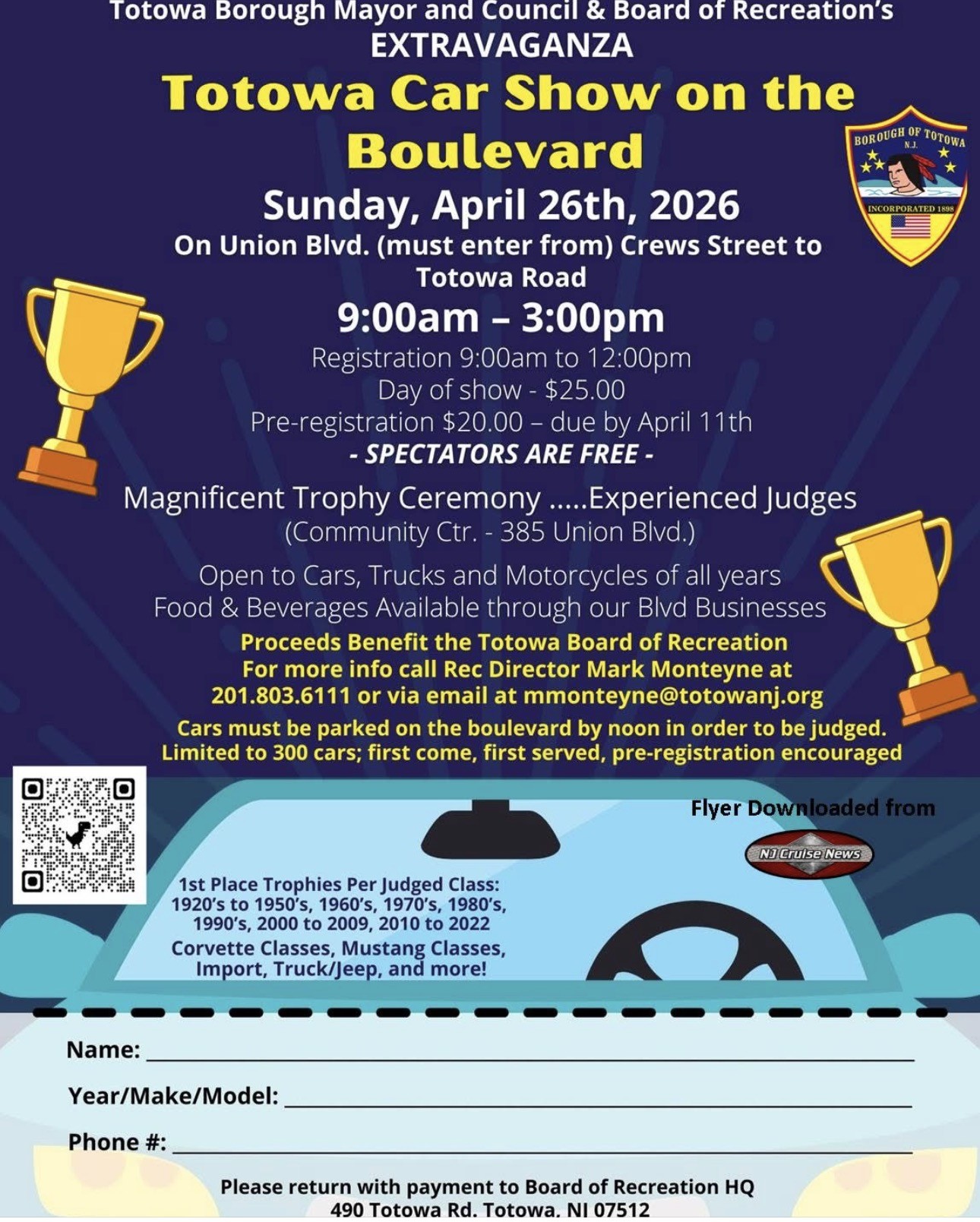 The Totowa Car Show, Totowa, NJ