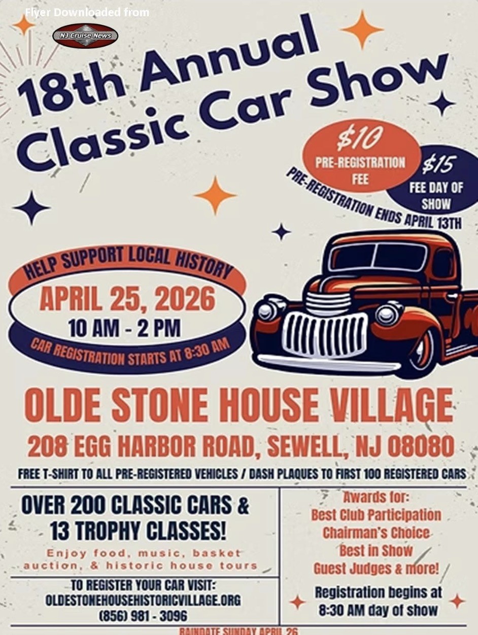 The 18th Annual Classic Car Show, Sewell, NJ