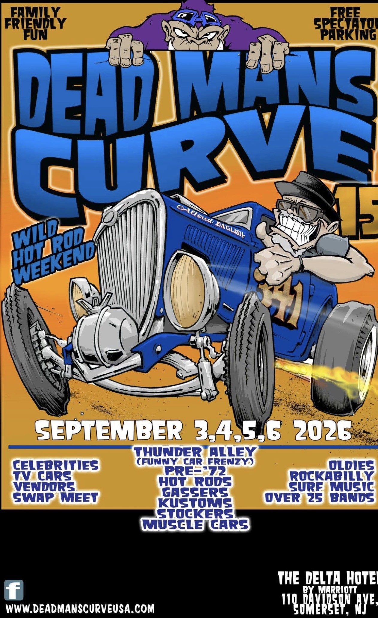 The Dead Man’s Curve Wild Hot Rod Weekend 2026, Somerset, NJ
