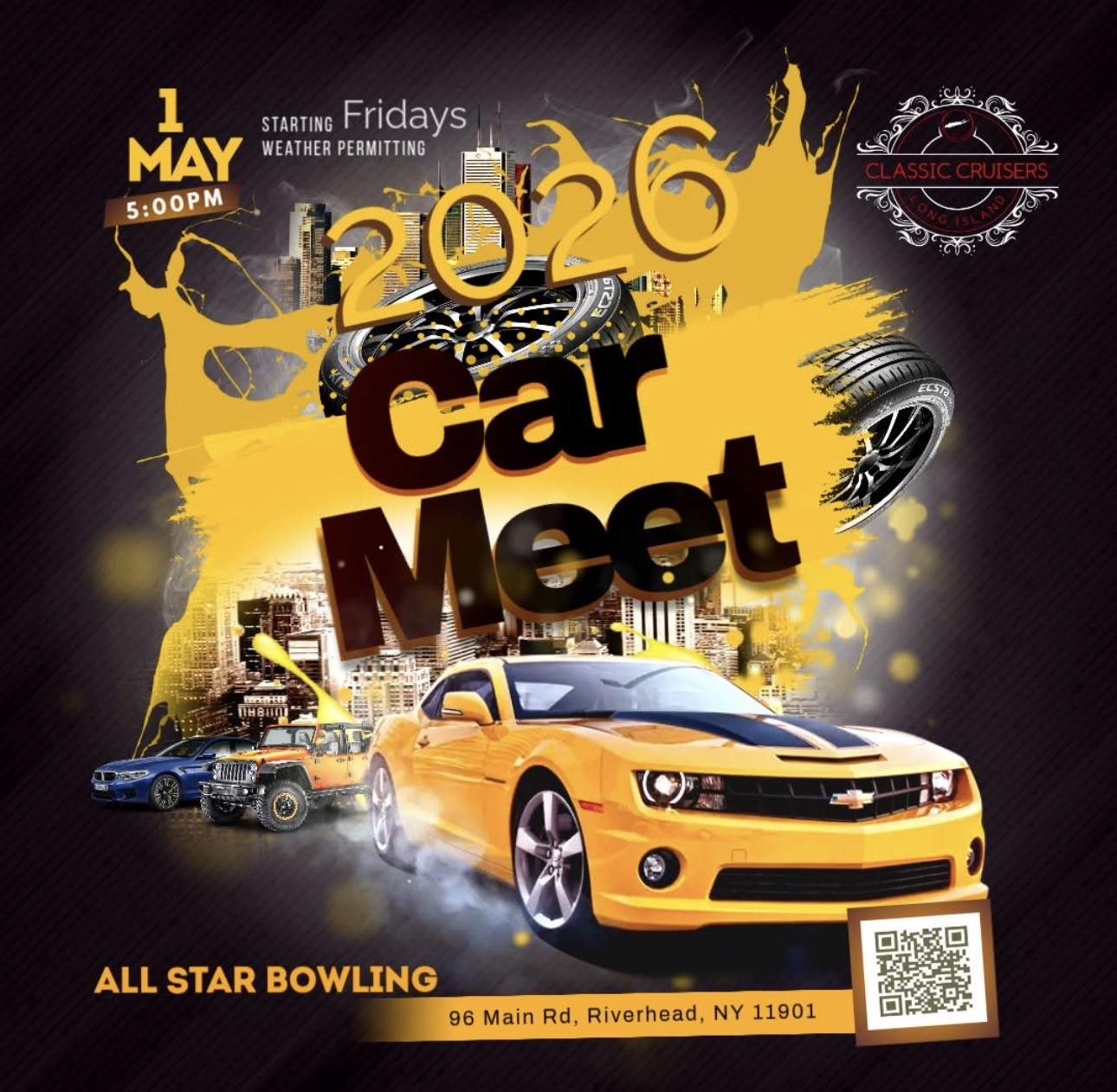 Classic Cruisers Friday Night Cruise & Car Meet, Riverhead, NY