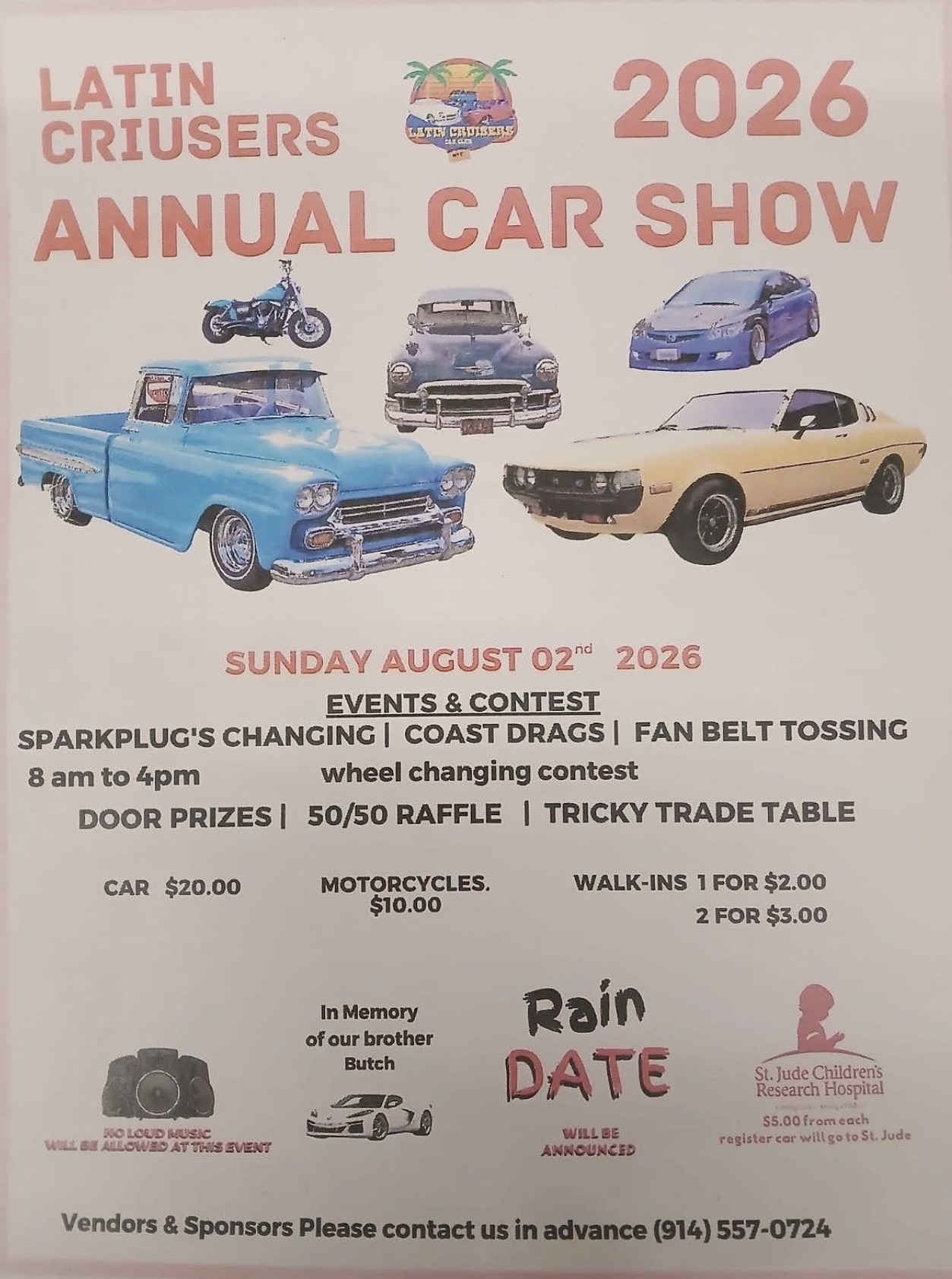 The Latin Cruisers 2026 Annual Car Show, Yonkers, NY