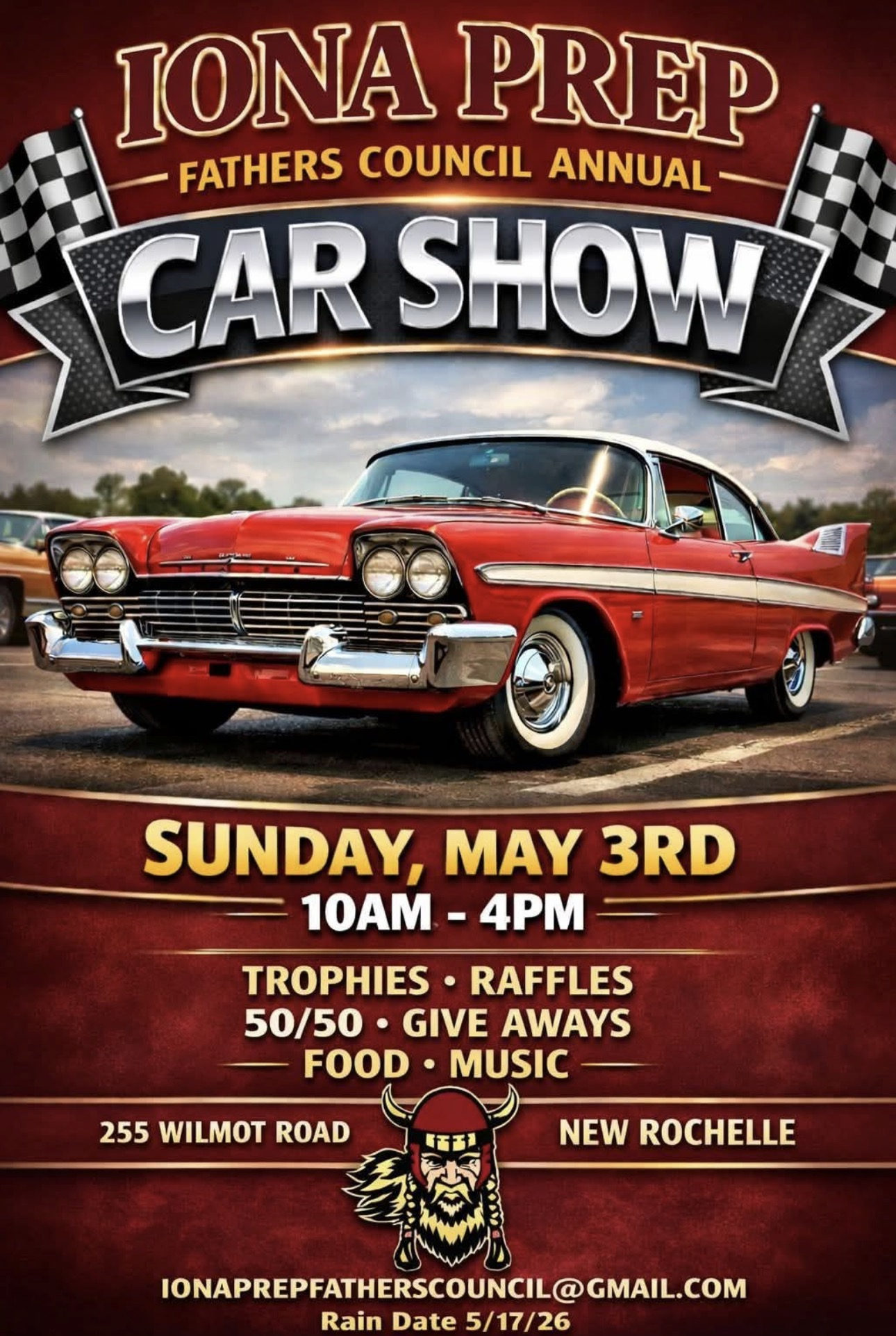 The Iona Prep Fathers Council Annual Car Show, New Rochelle, NY