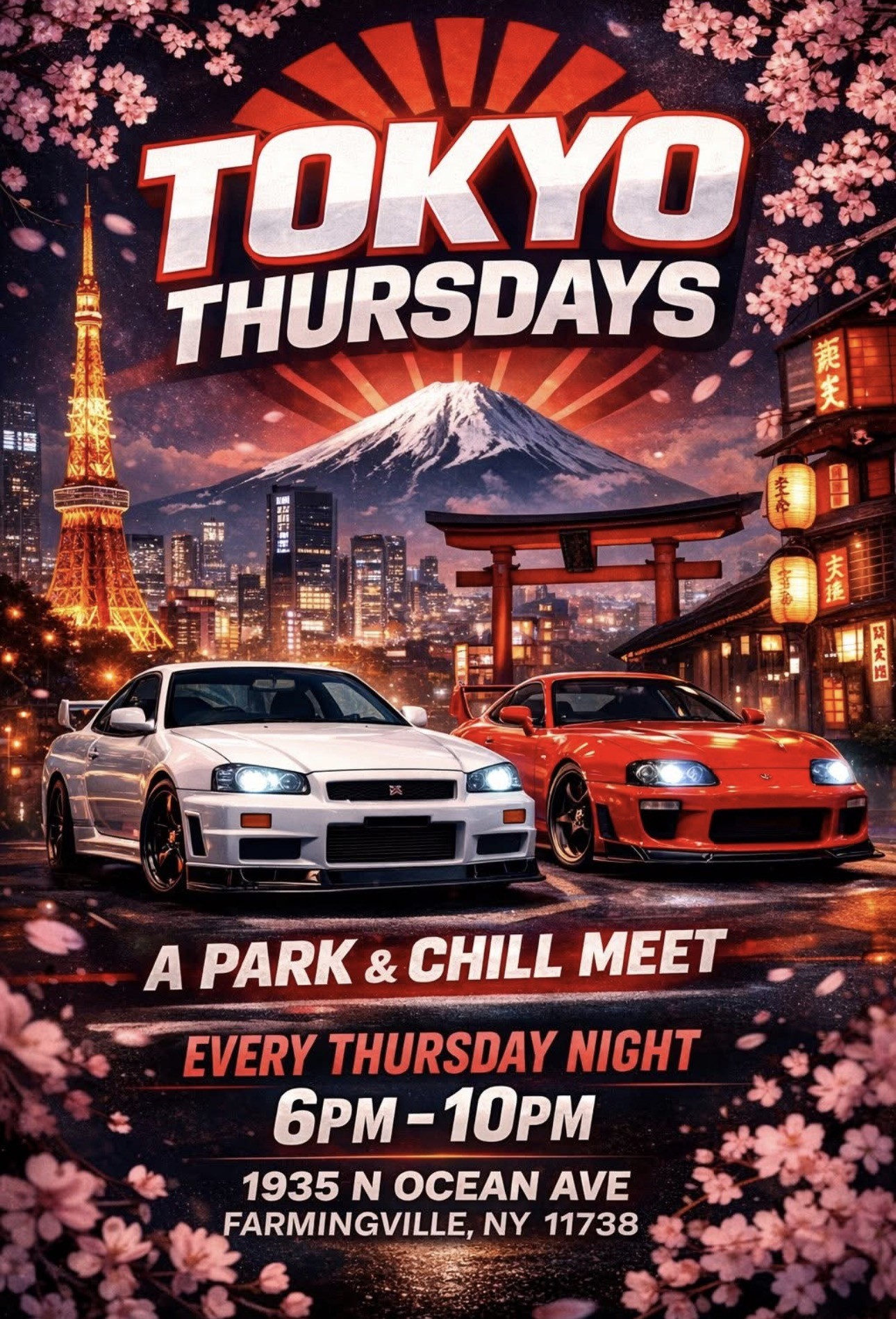 Park & Chill Thursday Night Car Meet, Farmingville, NY